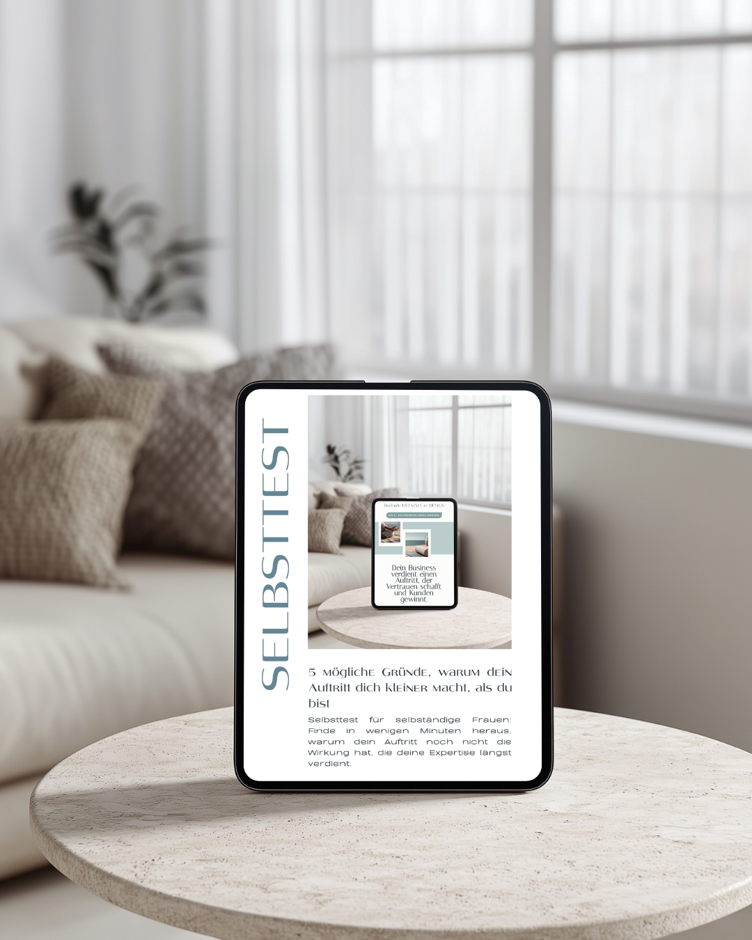 Selbsttest Mockup - in Mockup by limiloulu