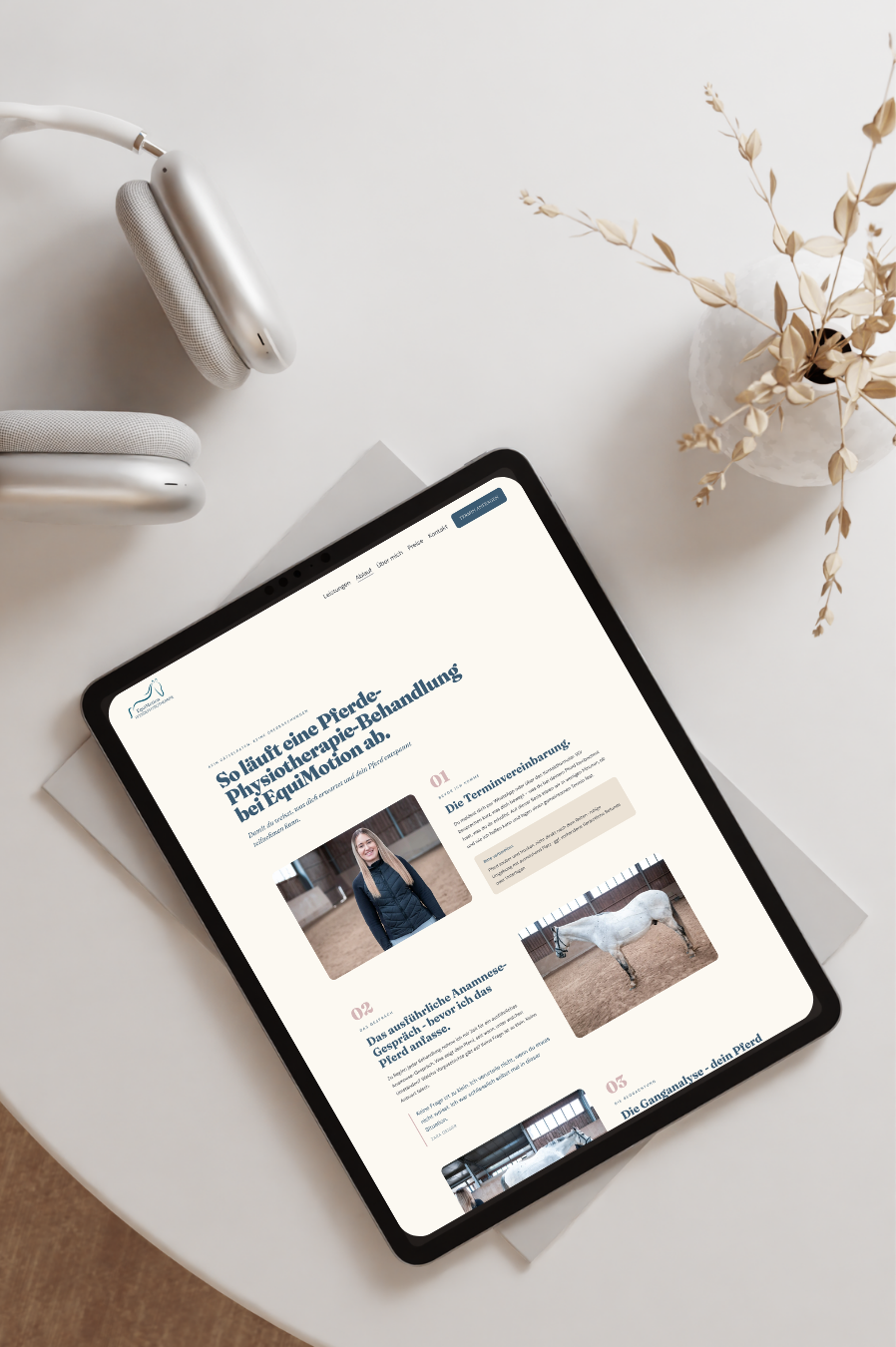 WEBDESIGN | EquiMotion Pferdephysio, Wendelstein