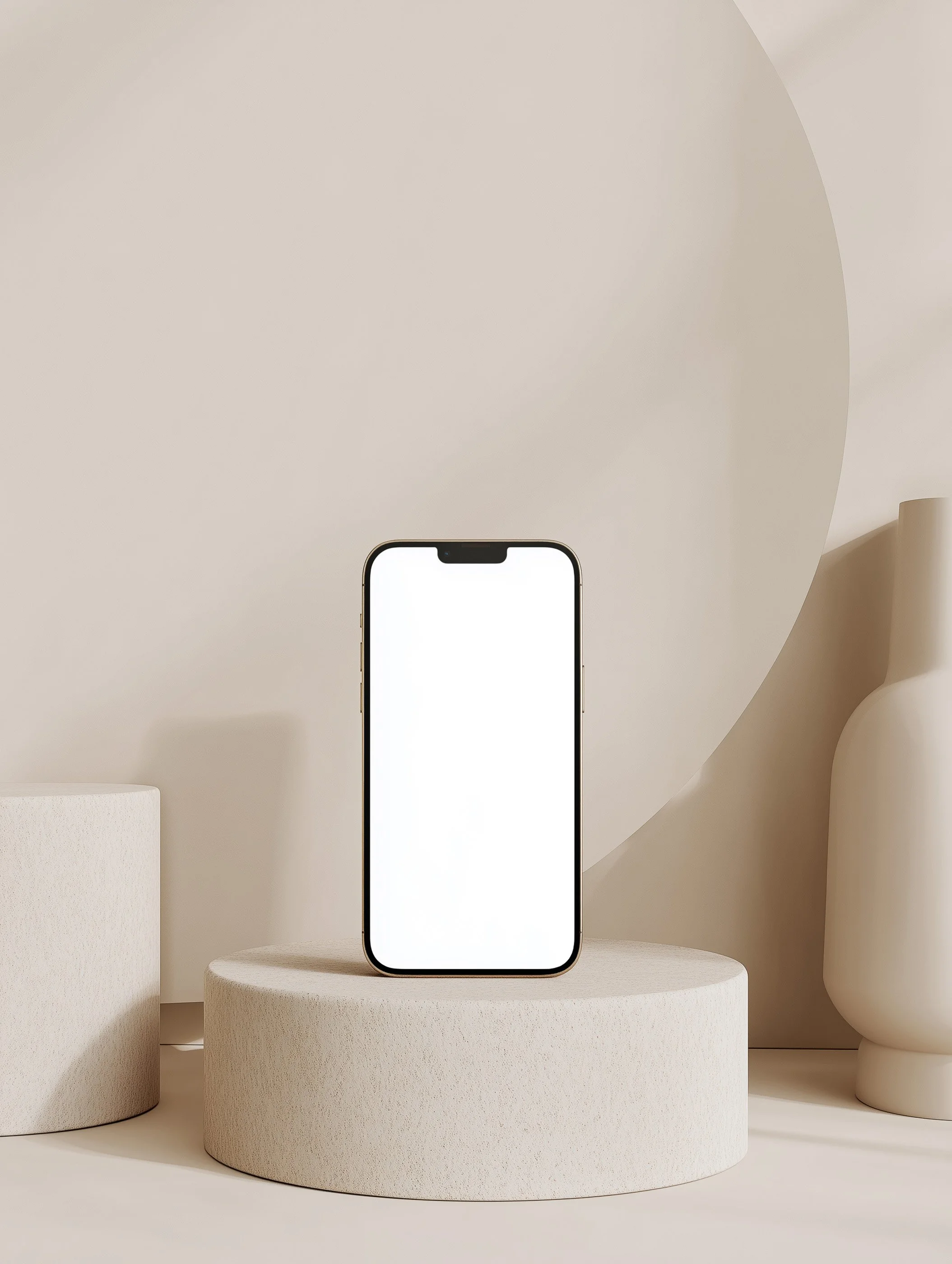 Mobile Mockup für selbständige Frauen