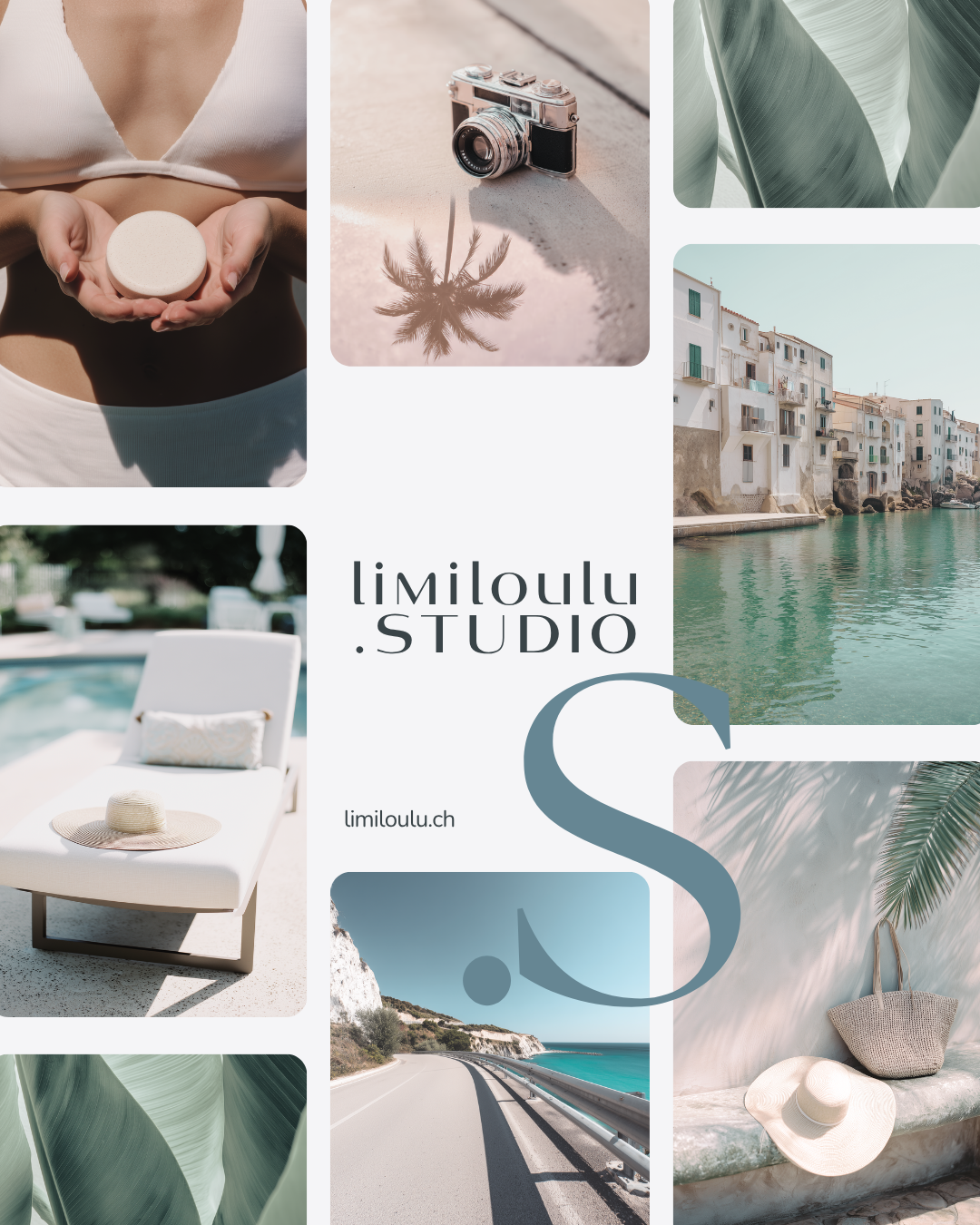 Cover der limiloulu.STUDIO Soft Greens Wellbeing Collection mit sanften grünen Wellbeing-Motiven