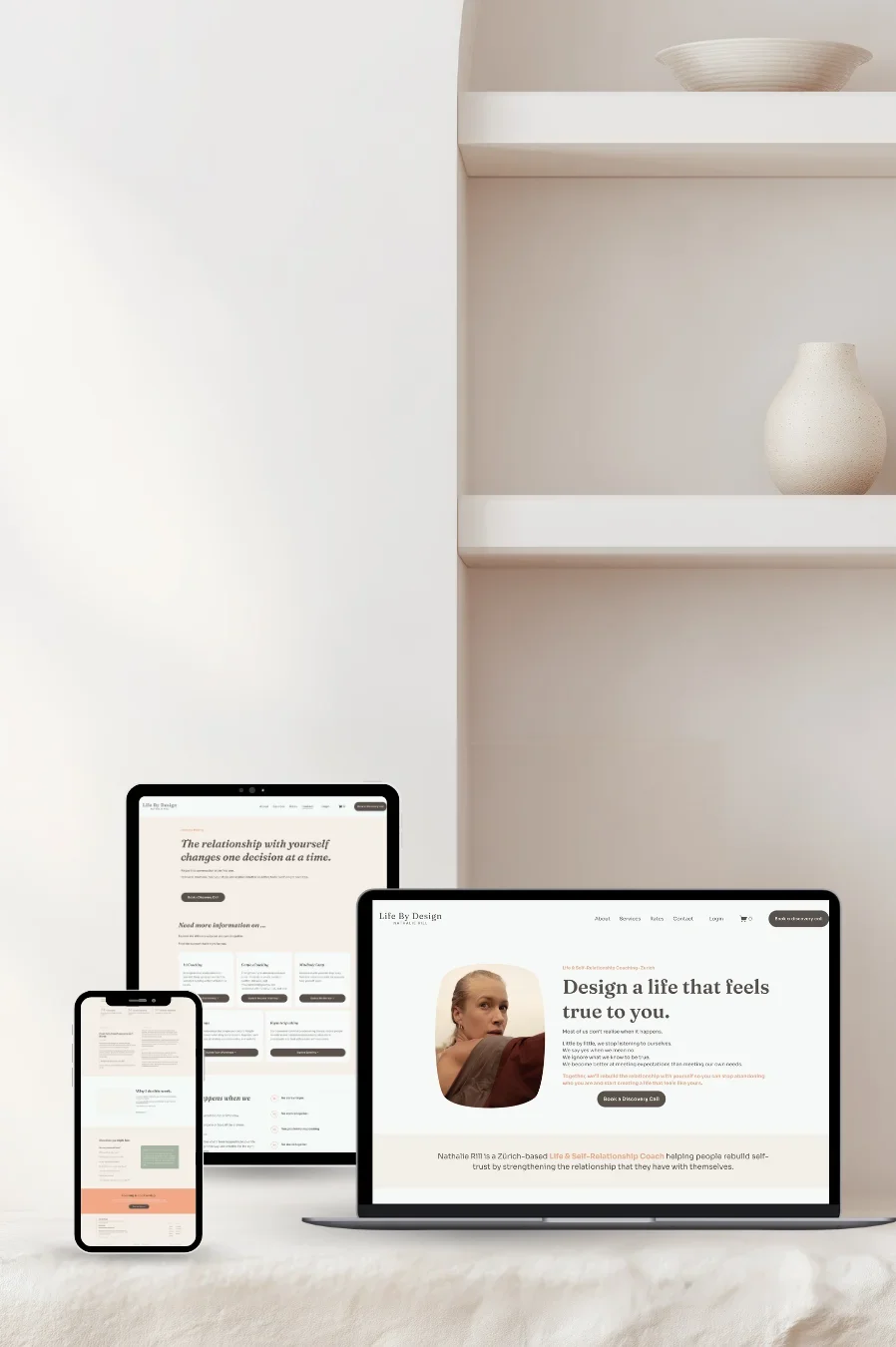 WEBDESIGN | LifeByDesign Life & Self-Relationship Coaching · Zurich