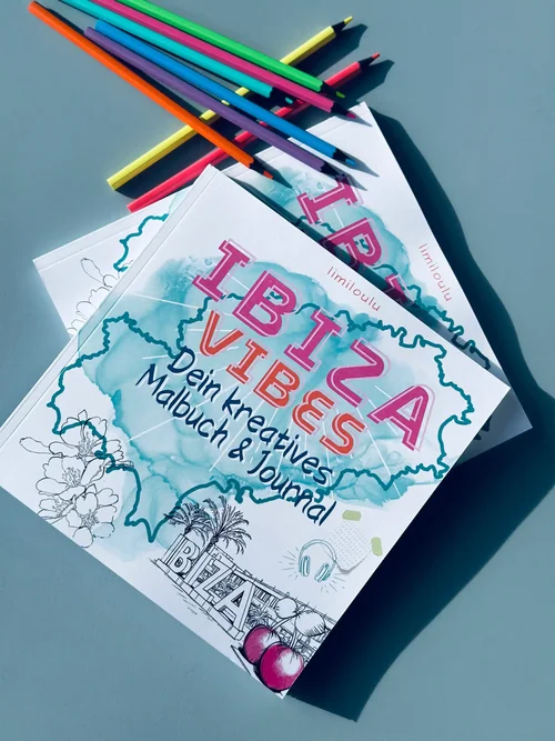 Ibiza Vibes Malbuch & Journal