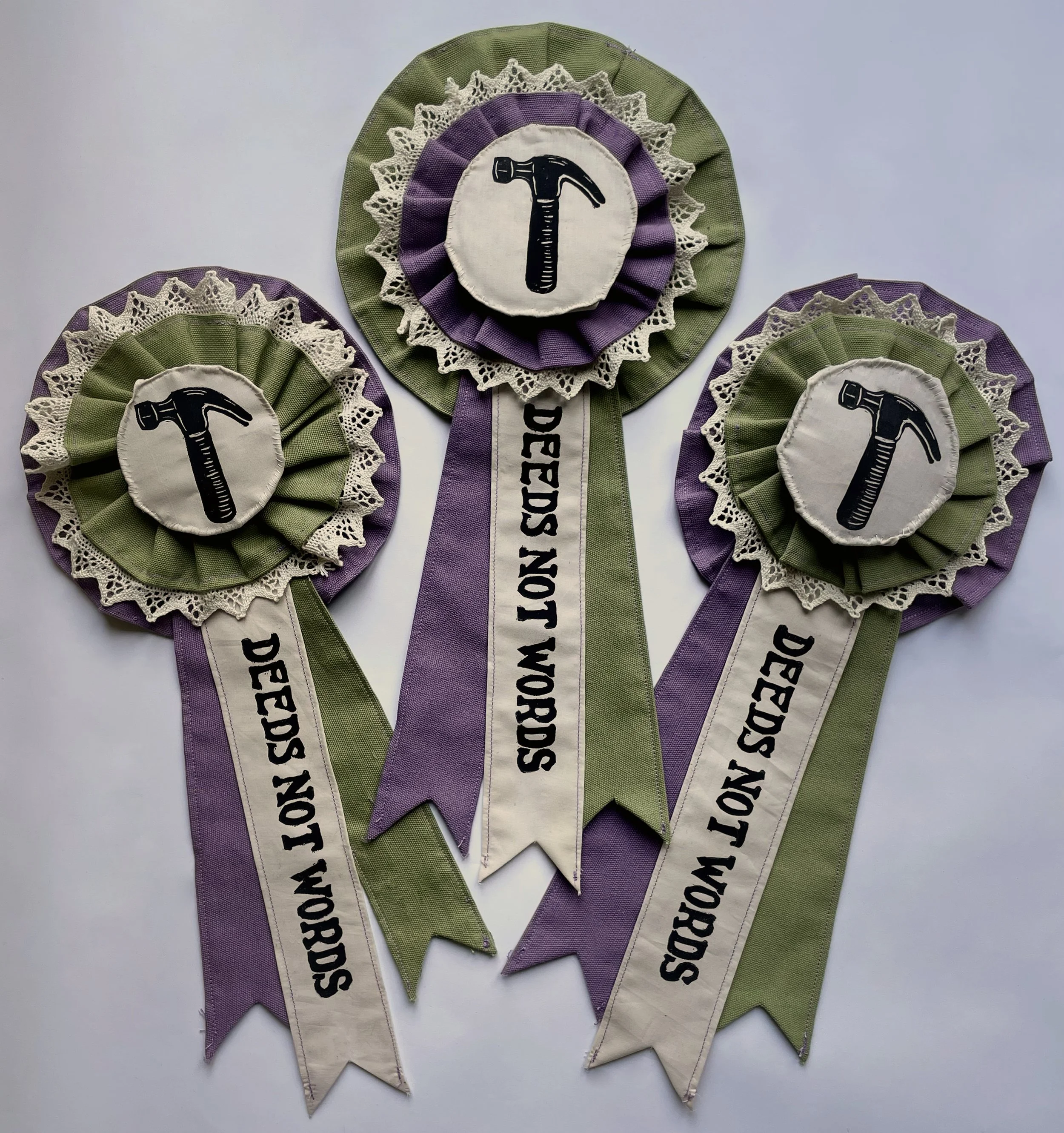 'Deeds not Words' Rosette