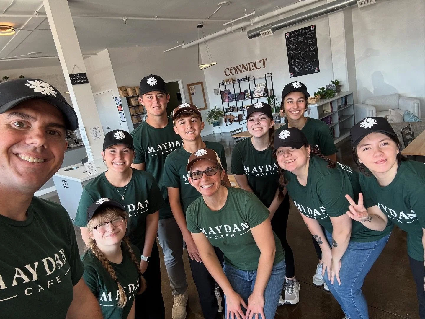 Meet the Maydan Crew! Aidan, Cam, Cole, Gianna, Faith, Max, Moriah, Rhyan, Rob, Sadie, Sarah &amp; Sophia!! We can&rsquo;t wait to welcome you into our new space this week and share what we&rsquo;ve been working on. During this soft opening period, w