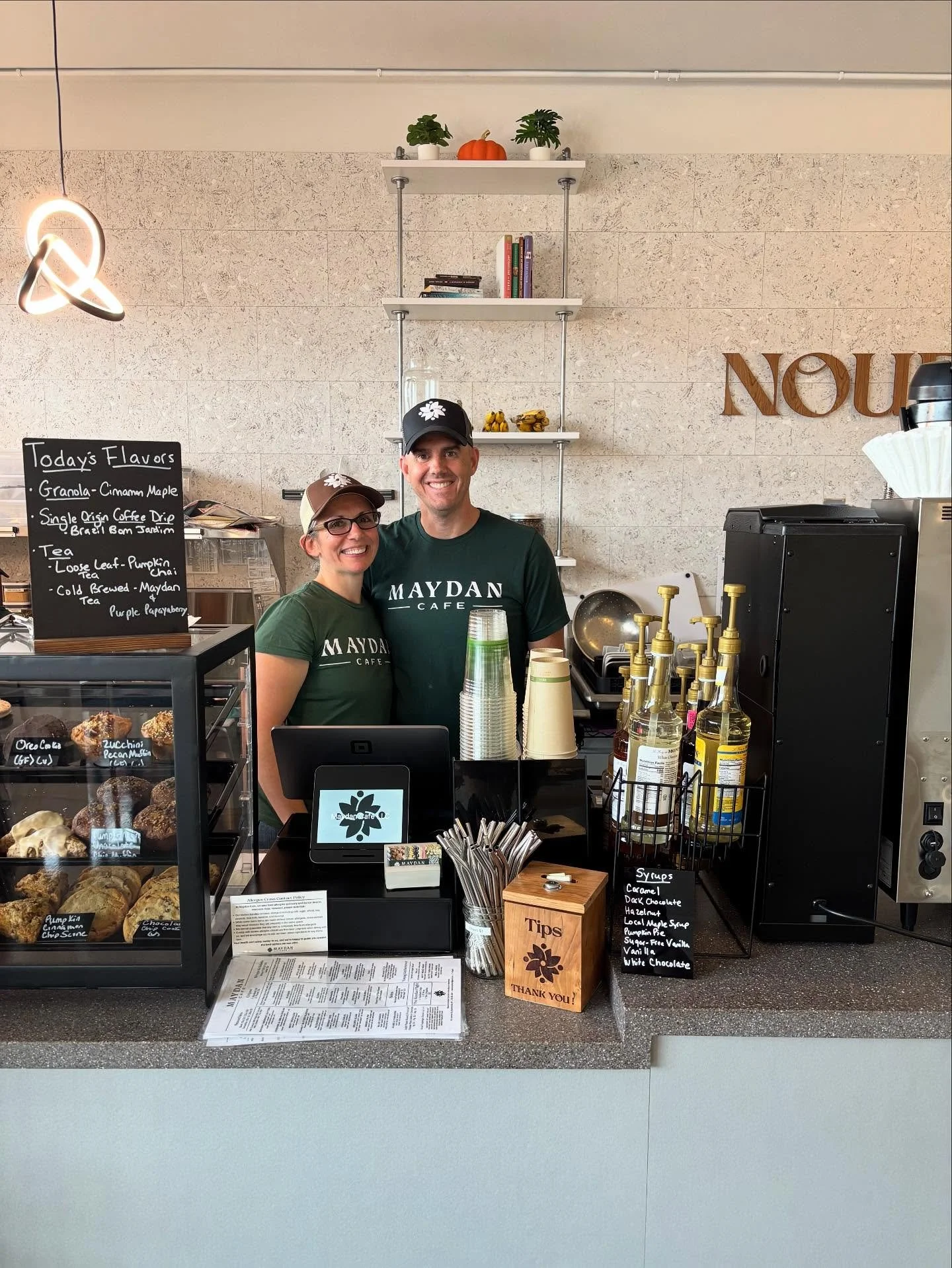 Thank you to everyone that came out today!! @jeanajohnston19 our first customer! It was amazing to see so many familiar and new faces supporting us. We learned a lot and appreciate everyone&rsquo;s patience! #OpenDaily #MeetAtMaydan #MaydanCrew