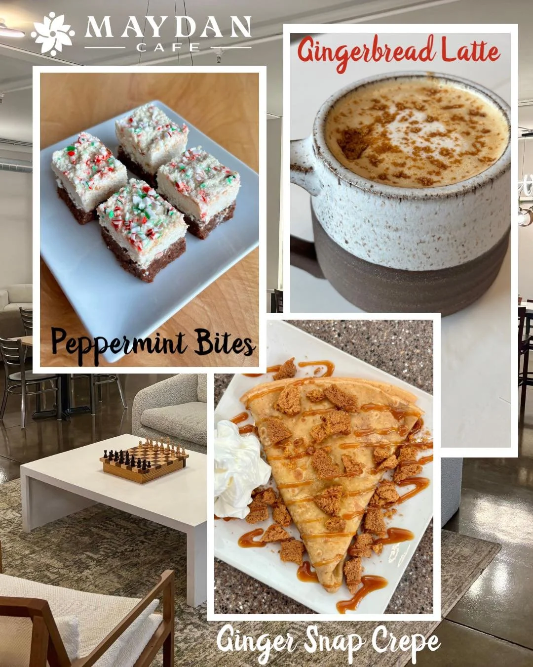 Join us this weekend during A Holiday Tradition in Baldwinsville for three delicious seasonal treats!

🍫 Peppermint Cafe Bites
A rich chocolate, nut and date crust layered with a creamy peppermint &ldquo;cheesecake,&rdquo; finished with festive crus