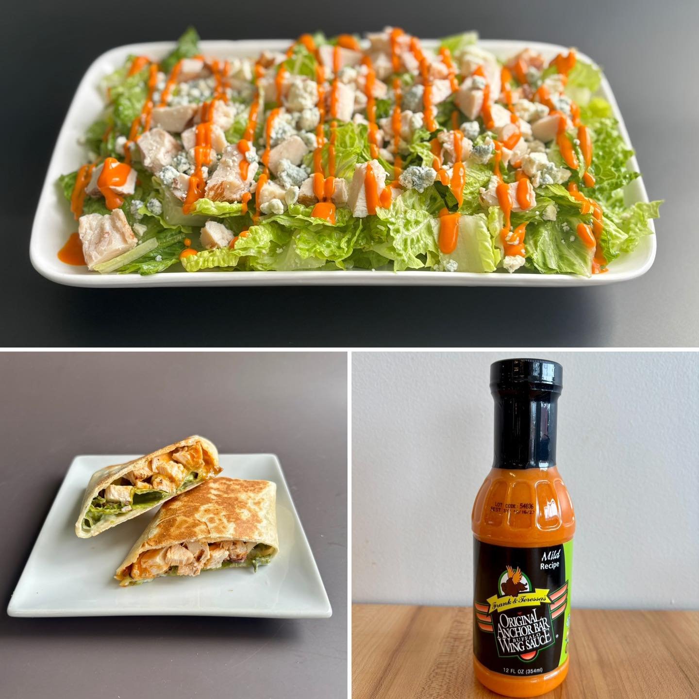 🦬🌶️ New York flavor on the menu.
Our Buffalo Wrap and Salad feature Anchor Bar Buffalo Wing Sauce, a legendary New York State original.

Anchor Bar&rsquo;s commitment to quality, tradition, and bringing people together through food aligns perfectly