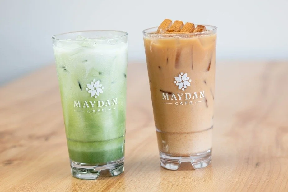 Refresh your day with these irresistible iced delights that are perfect for any quick stop. ✨ Iced matcha latte and iced chai latte. 

#MaydanCafe #BaldwinsvilleEats #CafeVibes #IcedDrinks #LocallyRoastedCoffee #CoffeeShop
