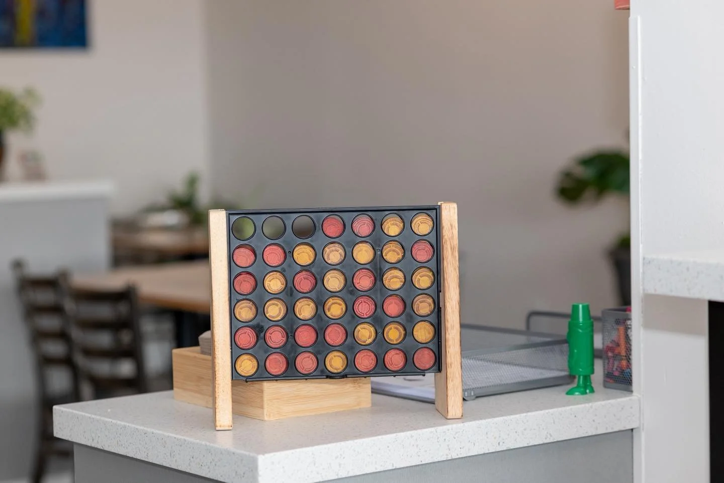 Looking for a cozy Sunday outing? ☀️

Grab a drink, a bite to eat, and stay awhile! We have books, board games, card games, and coloring pages ready for some screen-free family fun.

Whether you&rsquo;re catching up with friends, spending time with t
