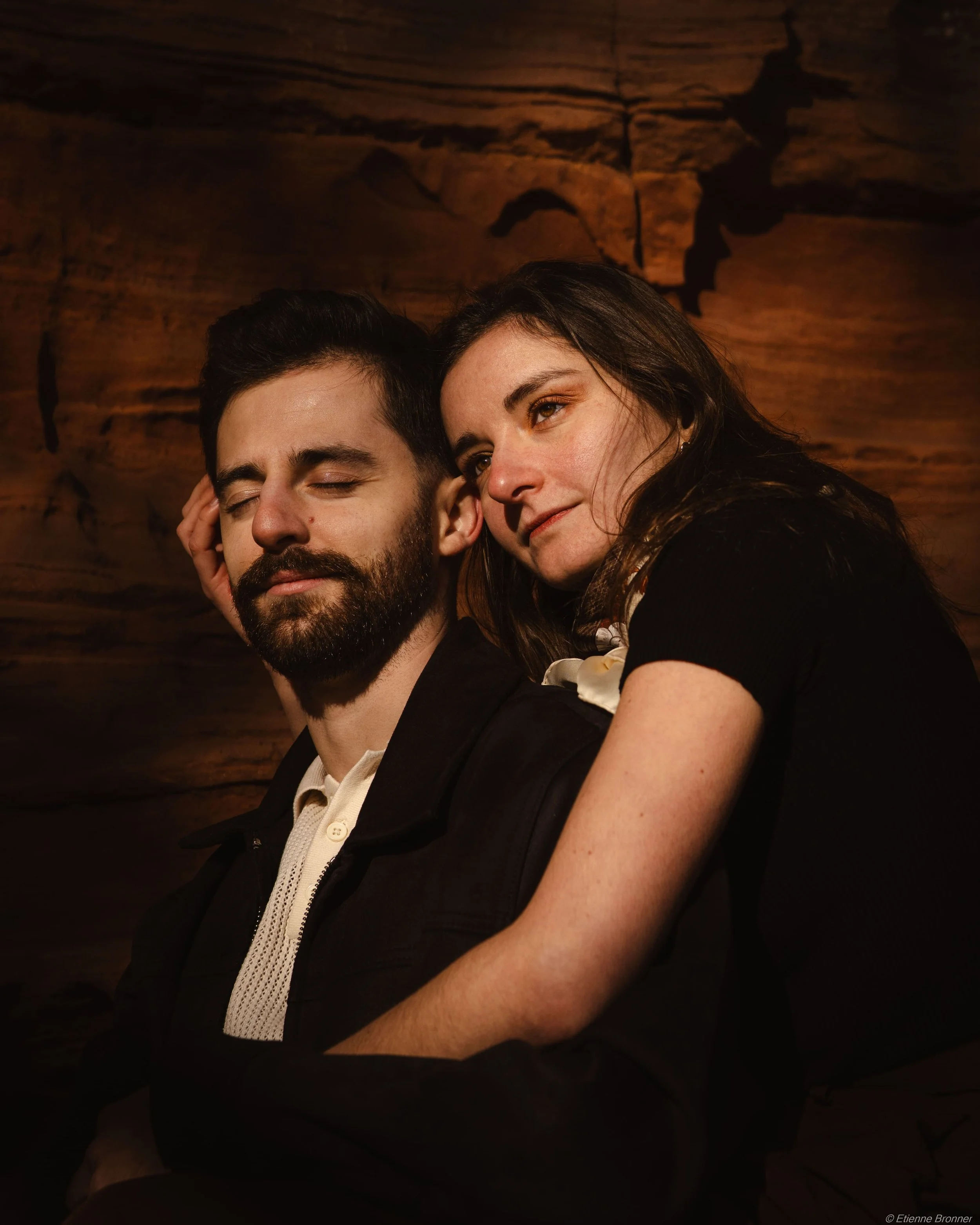 Portrait d'un couple au colorado alsacien