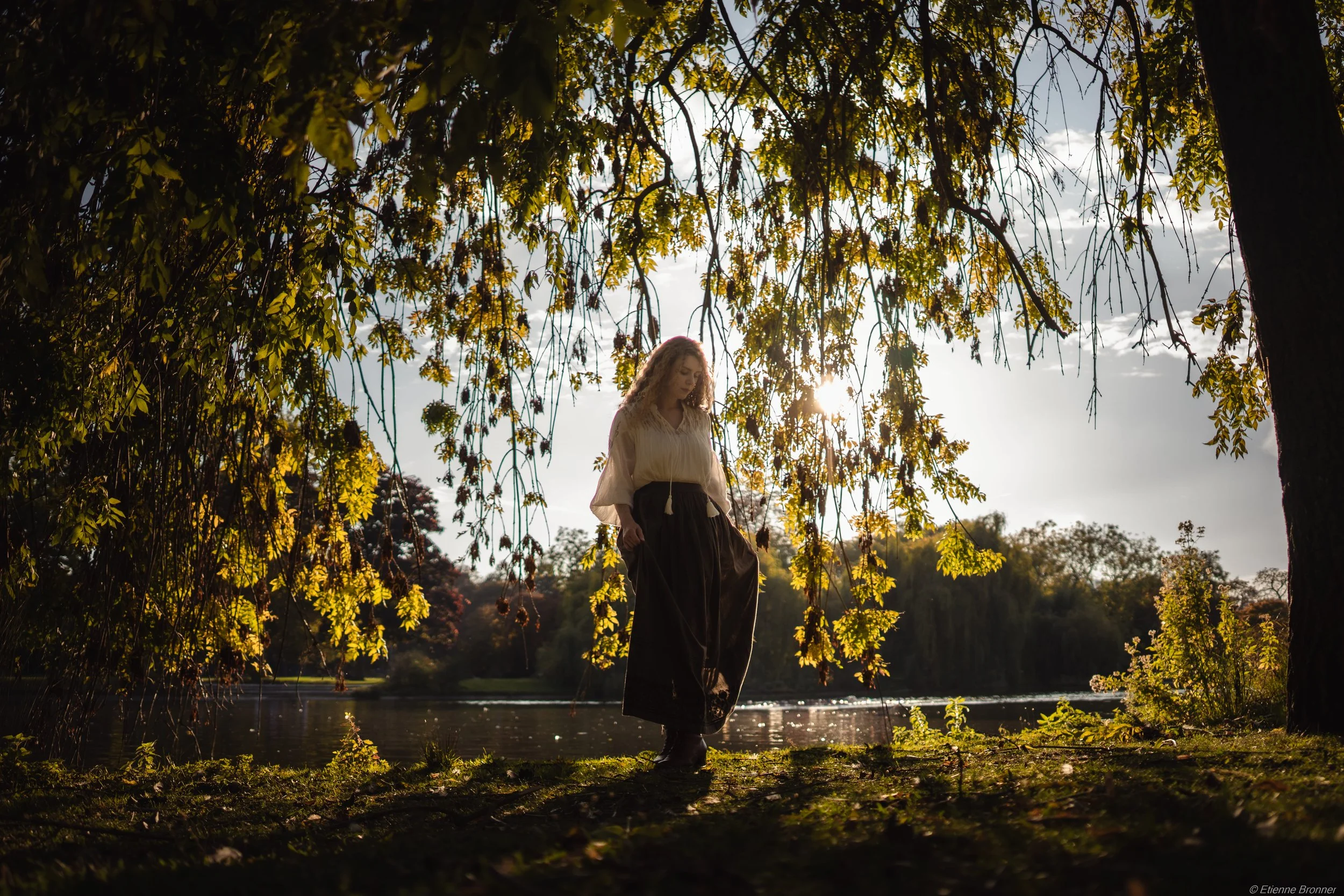 Portrait au bord du lac de Daumesnil