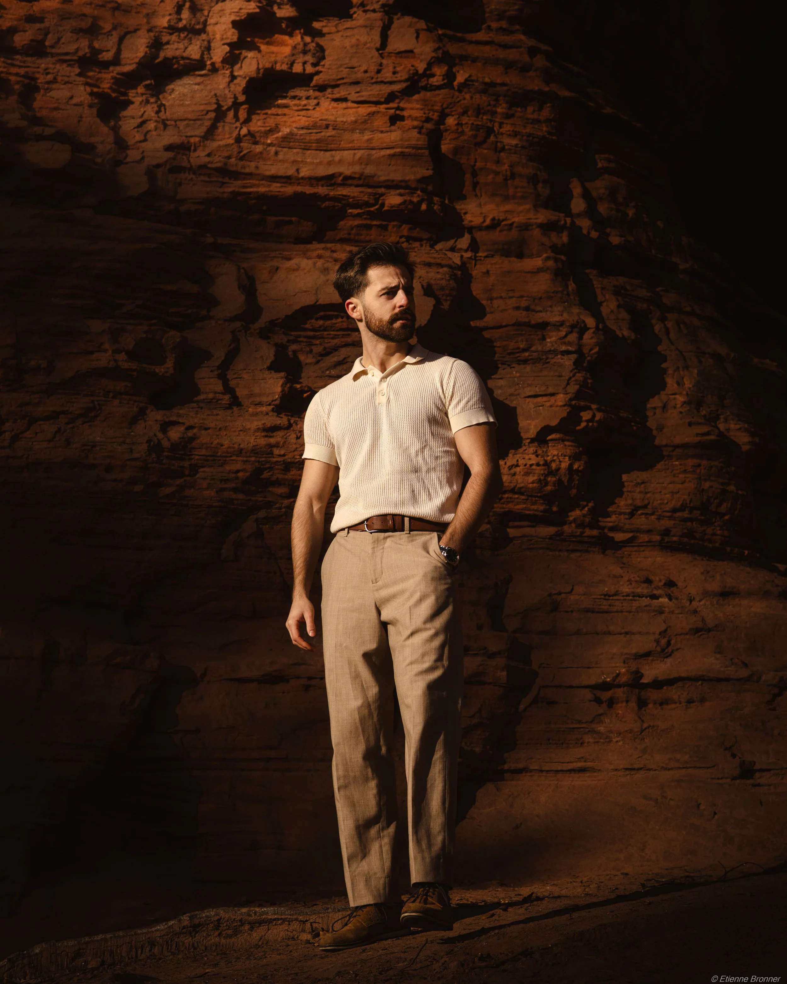 Portrait d'un homme à l'Altschlossfelsen