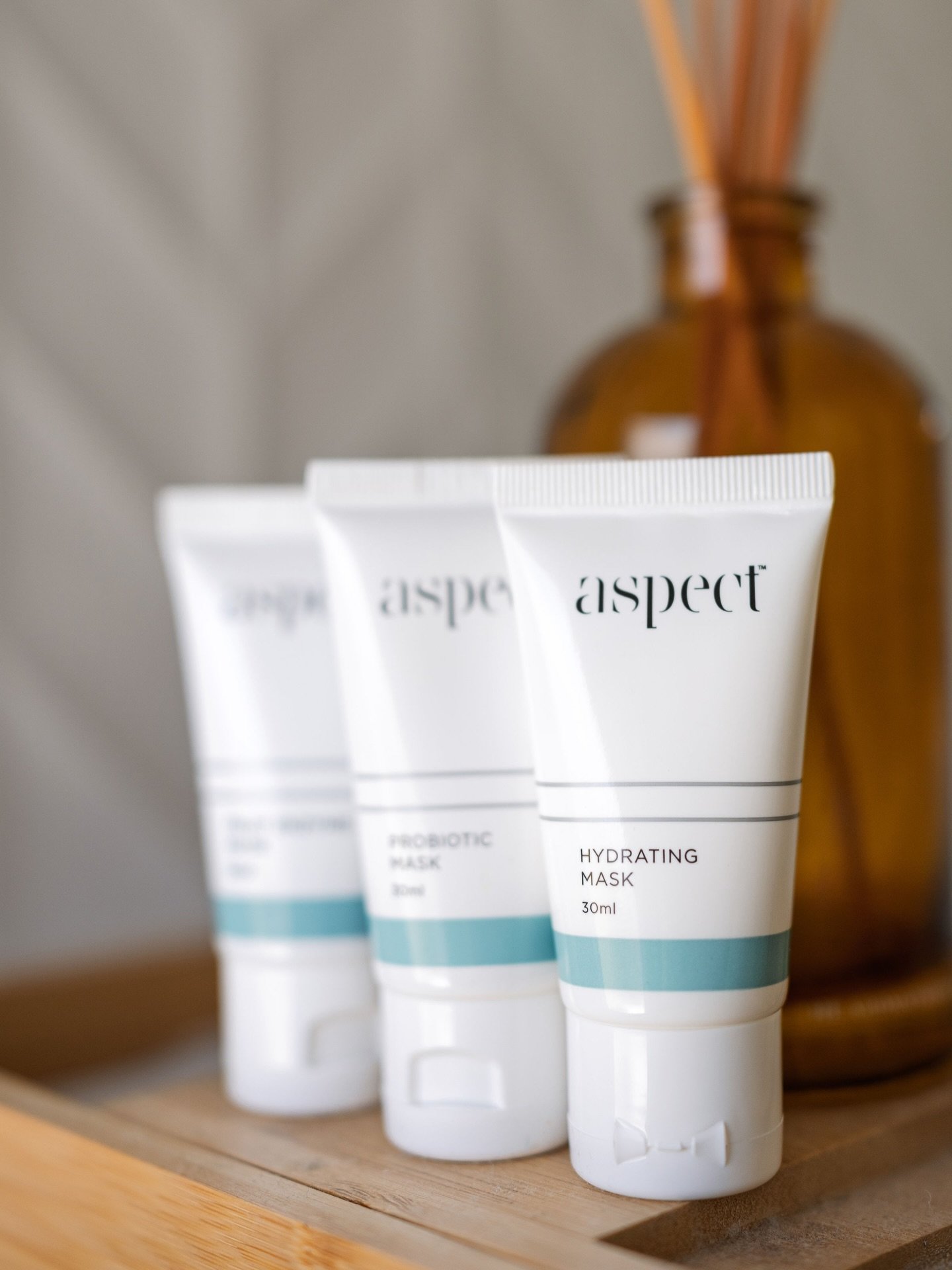 ✨ The Aspect Mini Mask Trio 

A small trio, big results ~ exfoliate to reveal fresh radiance, balance to calm and soothe, and hydrate to nourish and glow. Each mask delivers concentrated ingredients deep into the skin, leaving it soft, radiant, and r