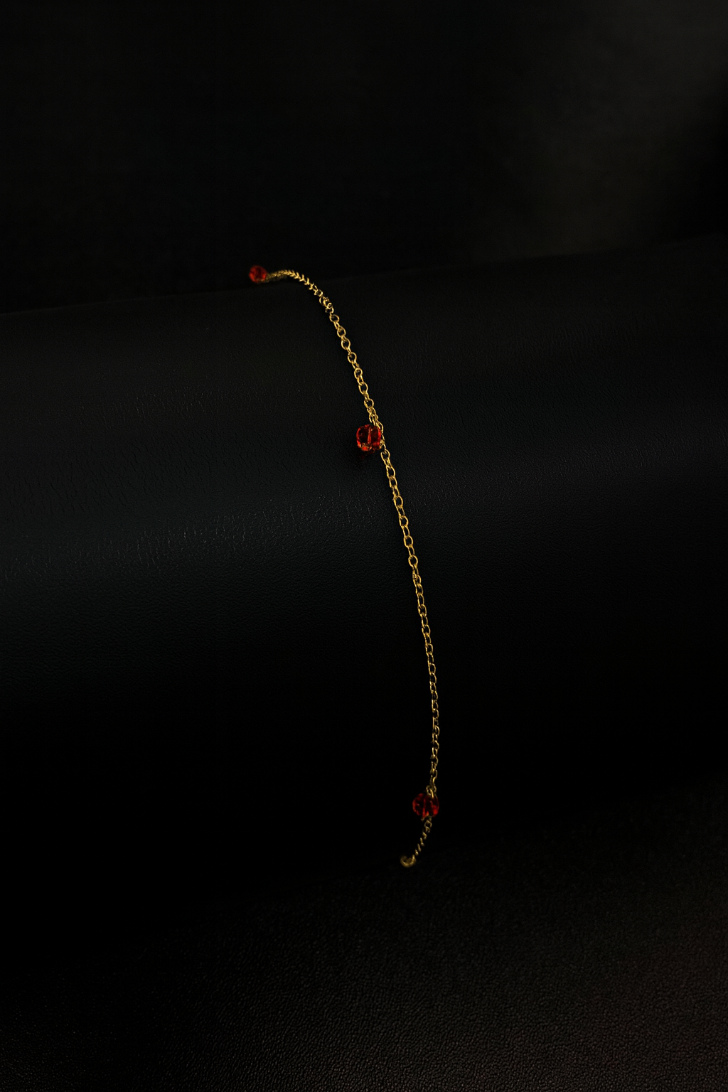 Chevillère grenats oranges