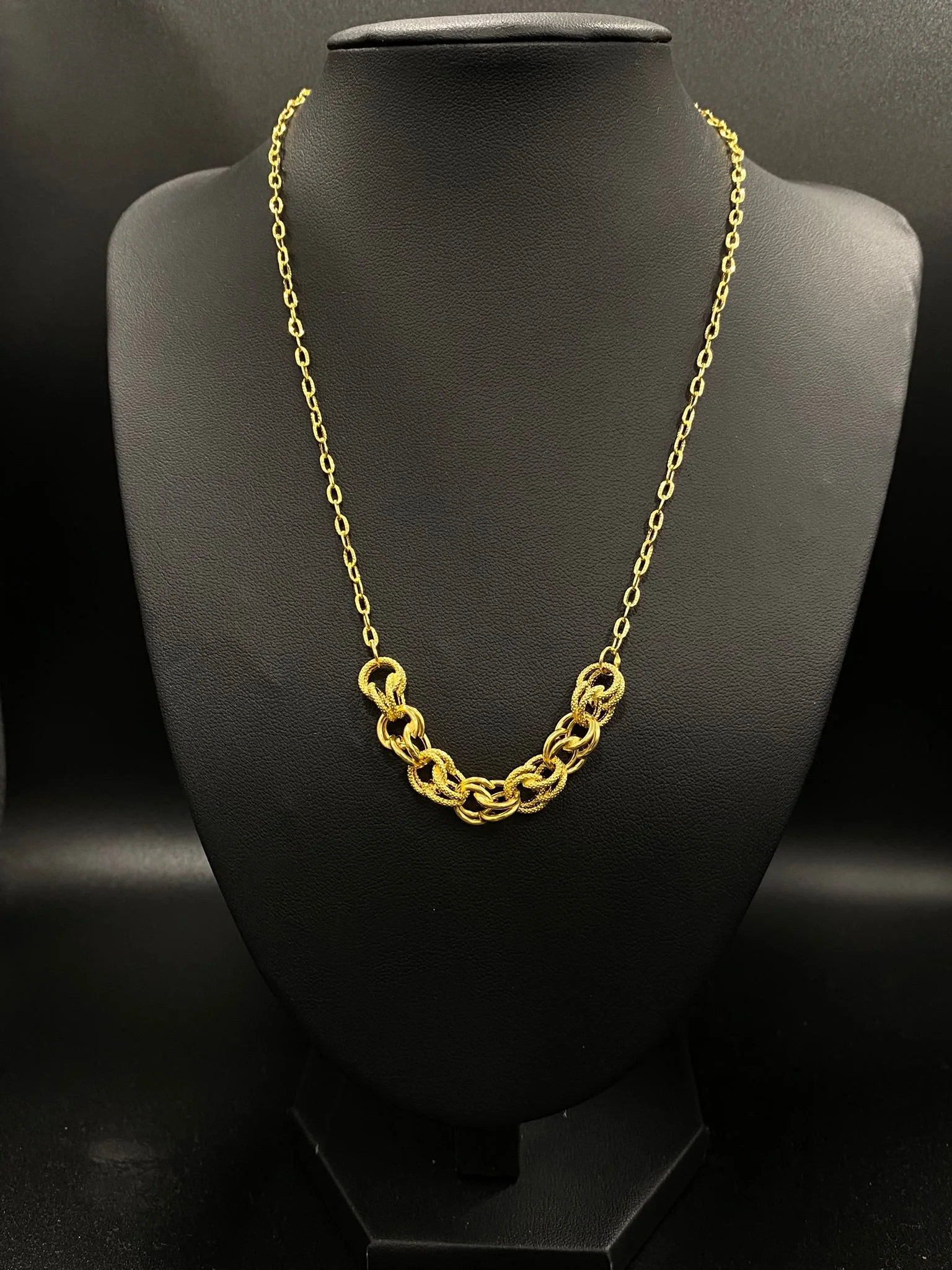 Collier en maille sirop