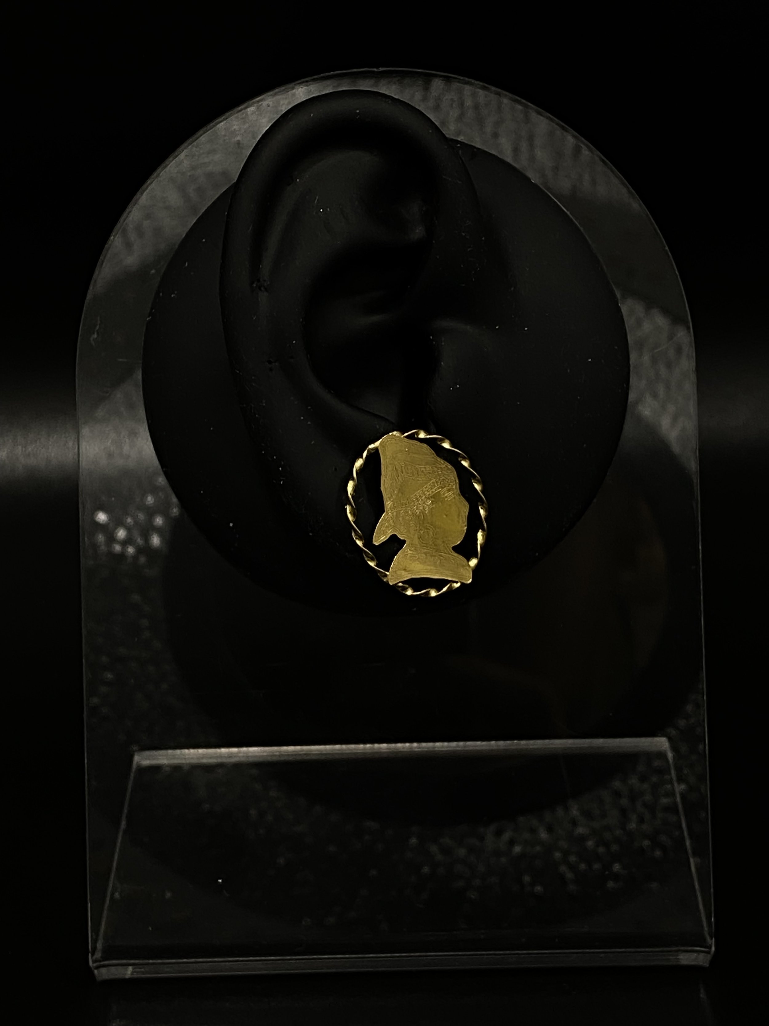 Boucles d'oreilles cayennaises cerclées