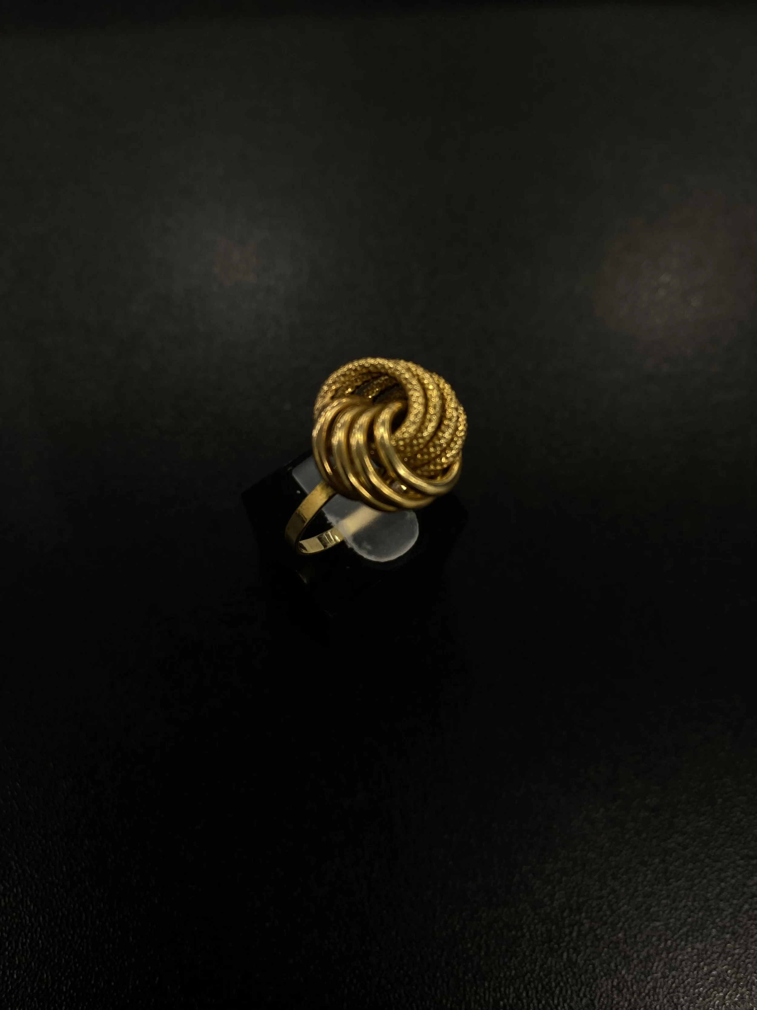 Bague femme grand macaron