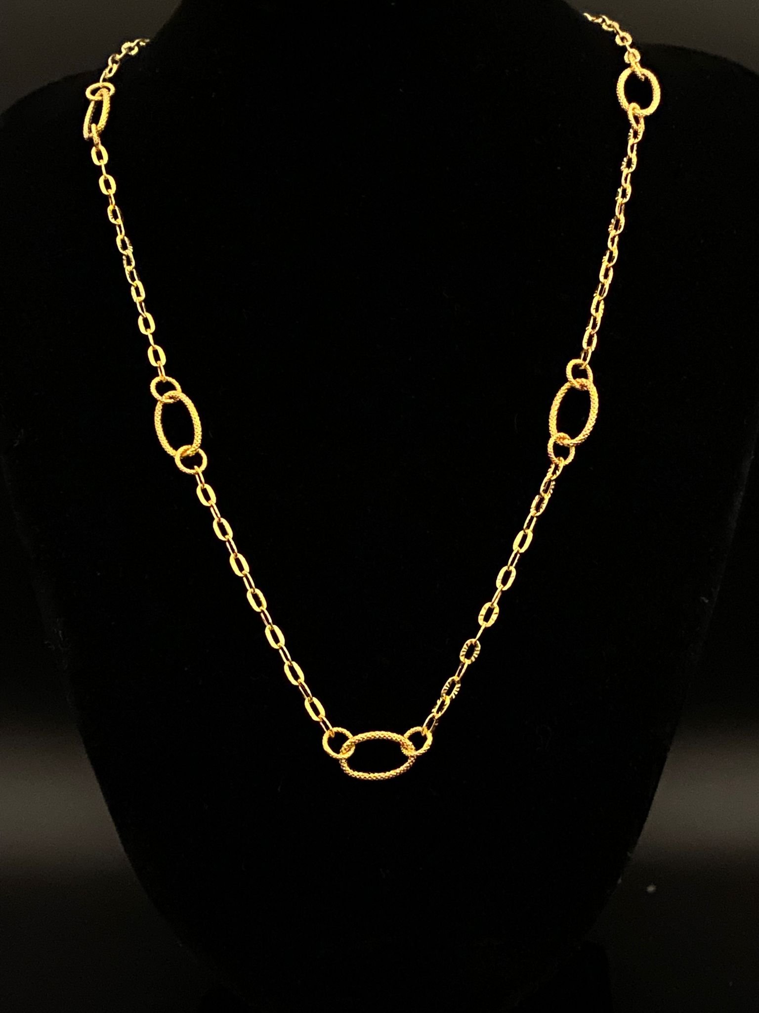 Collier en maille forçat