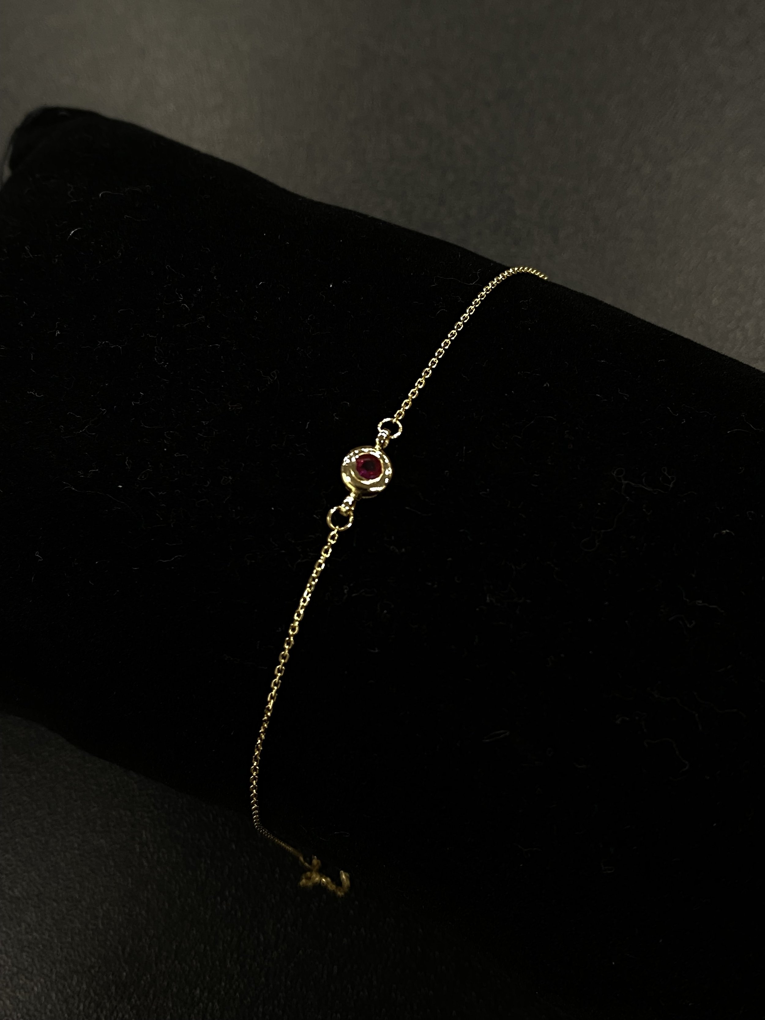 Bracelet enfant pierre rose