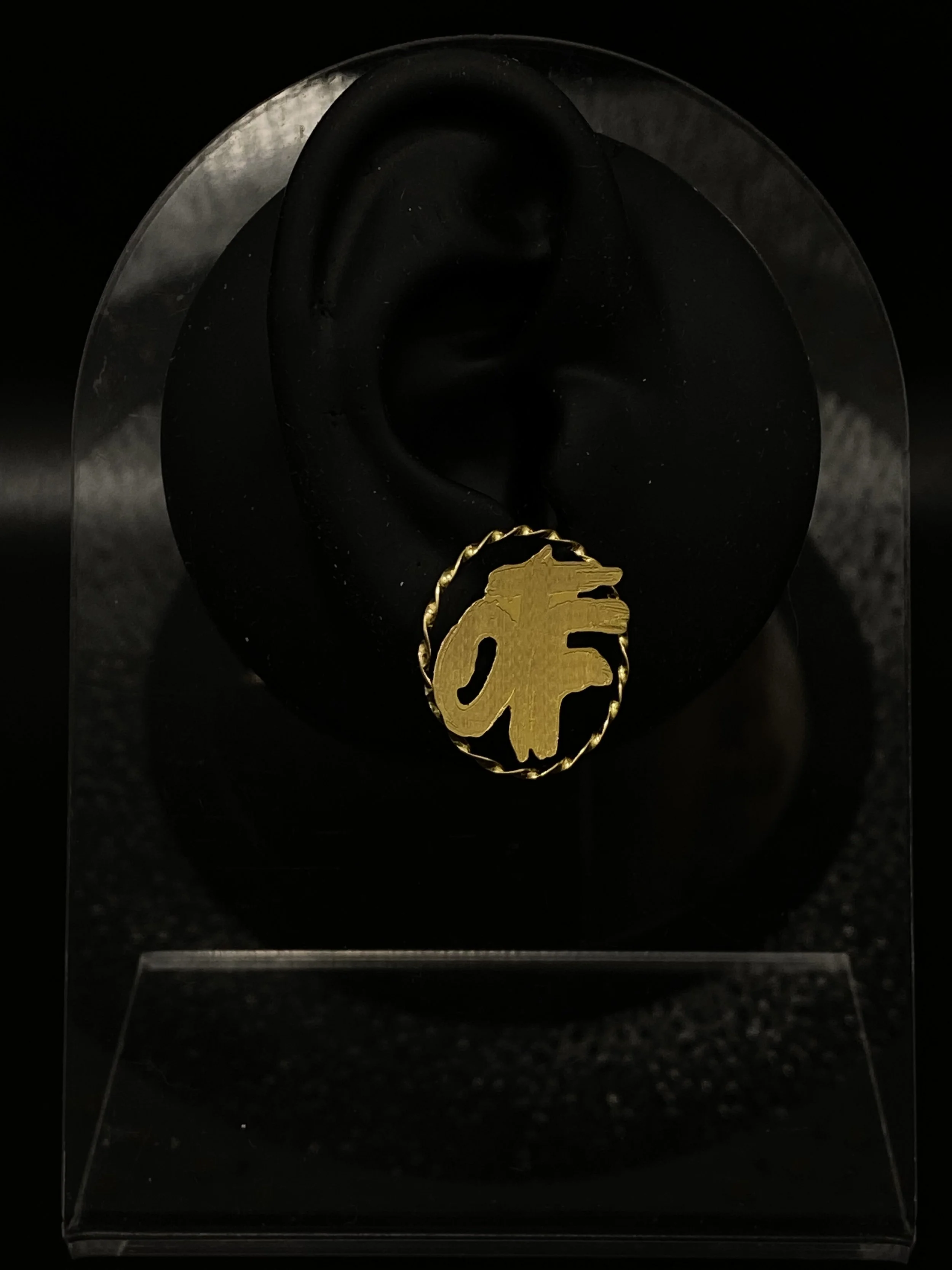 Boucle d'oreilles motif "OTF"