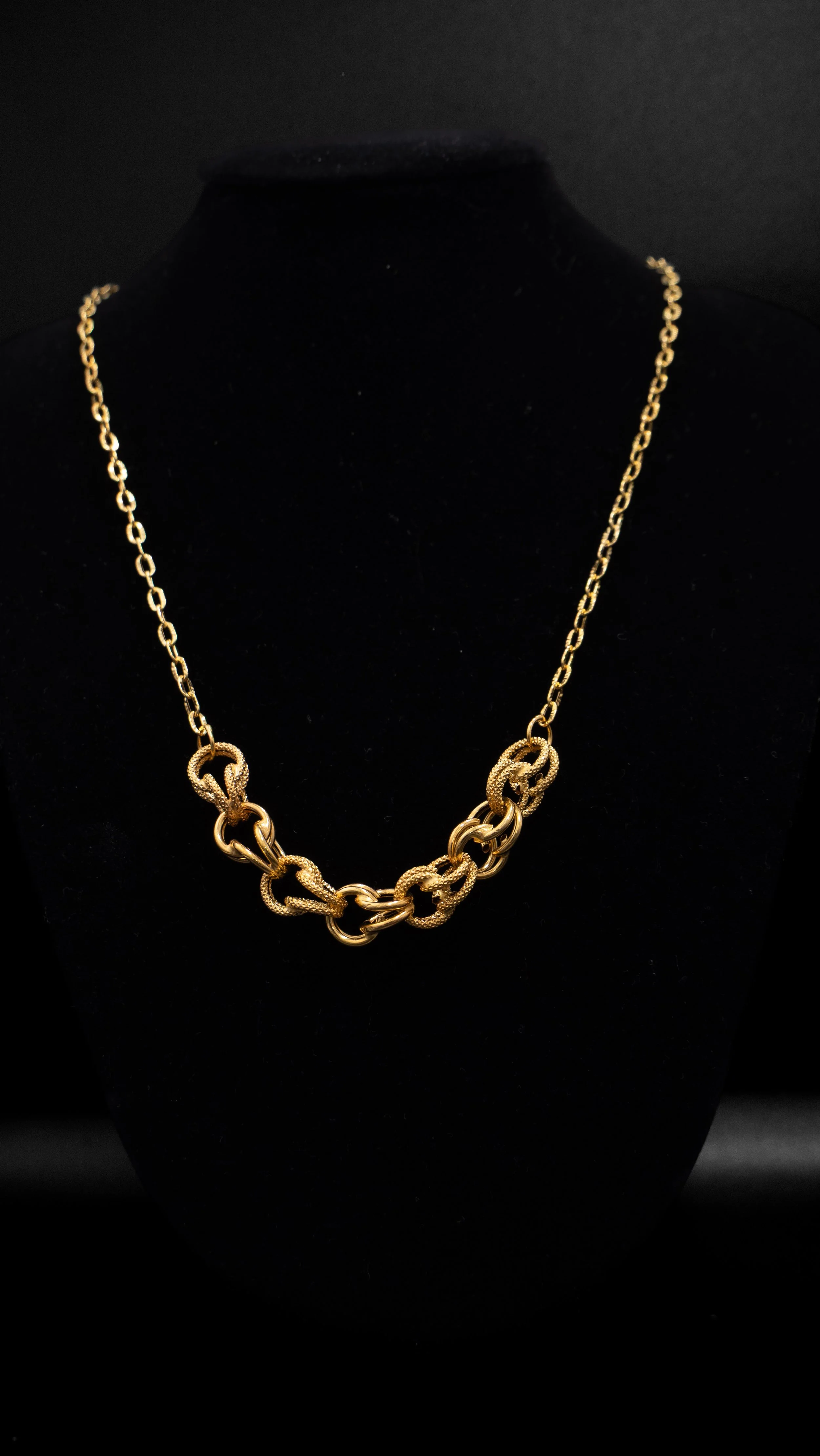 Collier en maille sirop