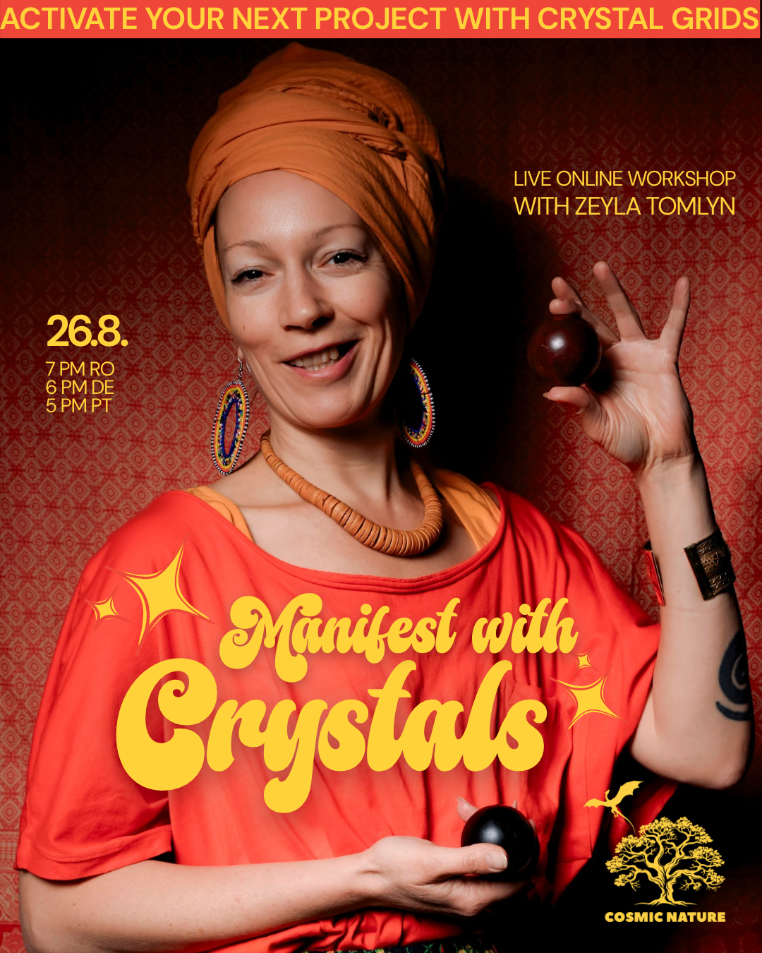 MANIFEST WITH CRYSTALS / Online Event