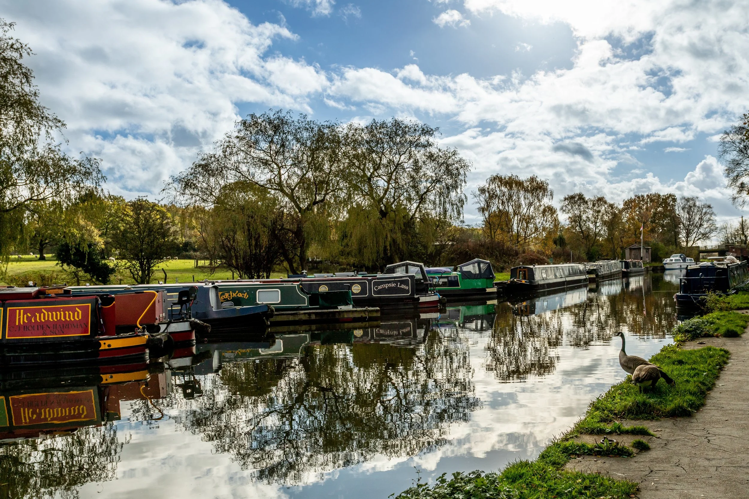 Tranquil Reflections at Poynton Marina