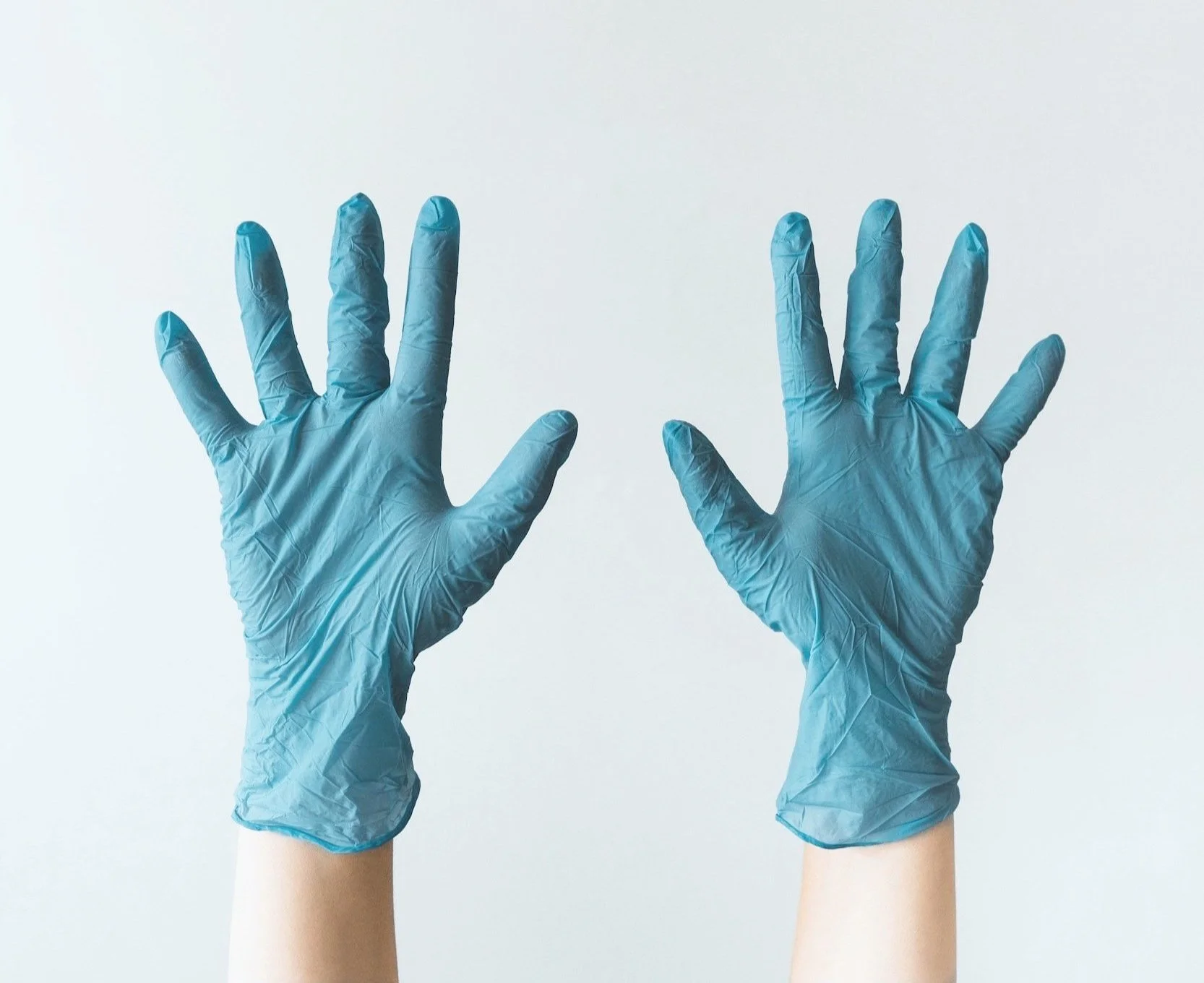 I wear gloves during all cleaning and for every service. (And trust me, the Reiki still works! :D)