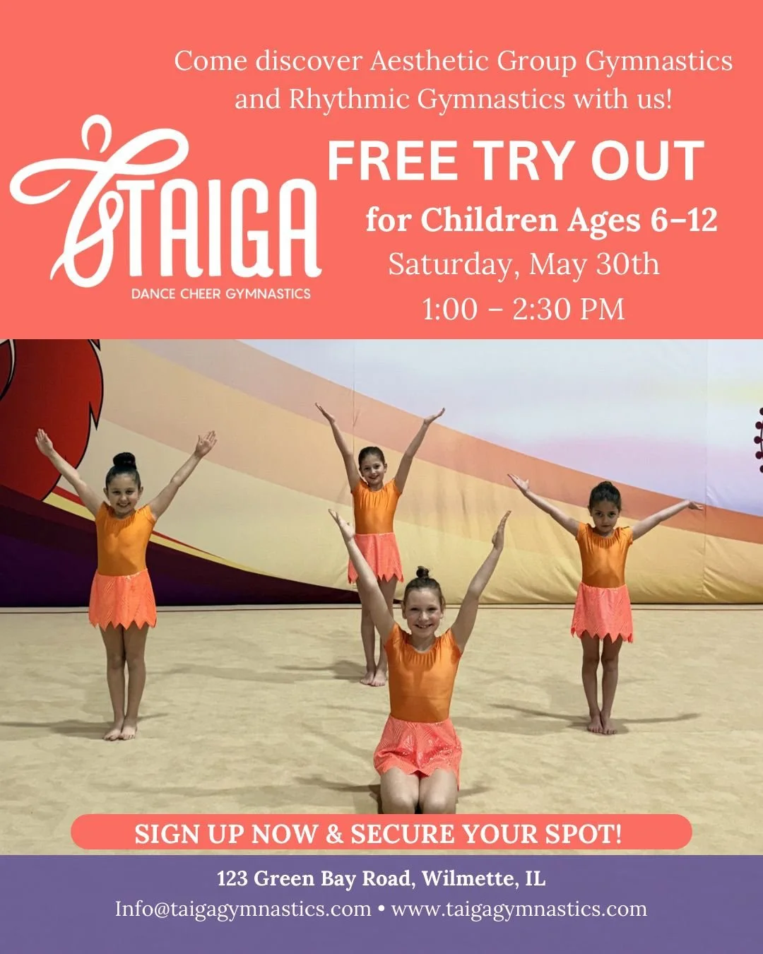 FREE TRY OUT June 30th