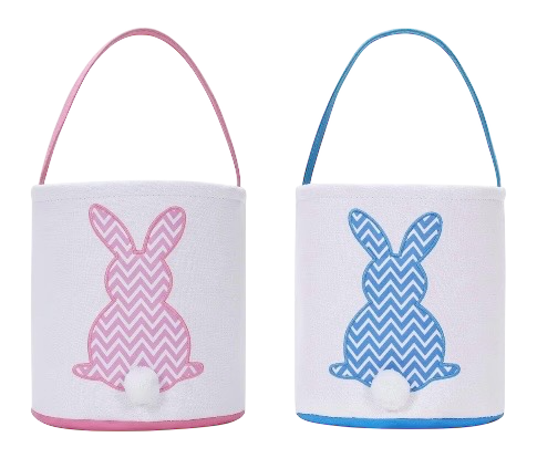 Chevron Bunny Baskets