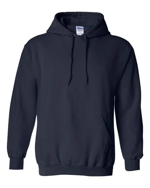 Navy Embroidered Sweatshirt Hoodie