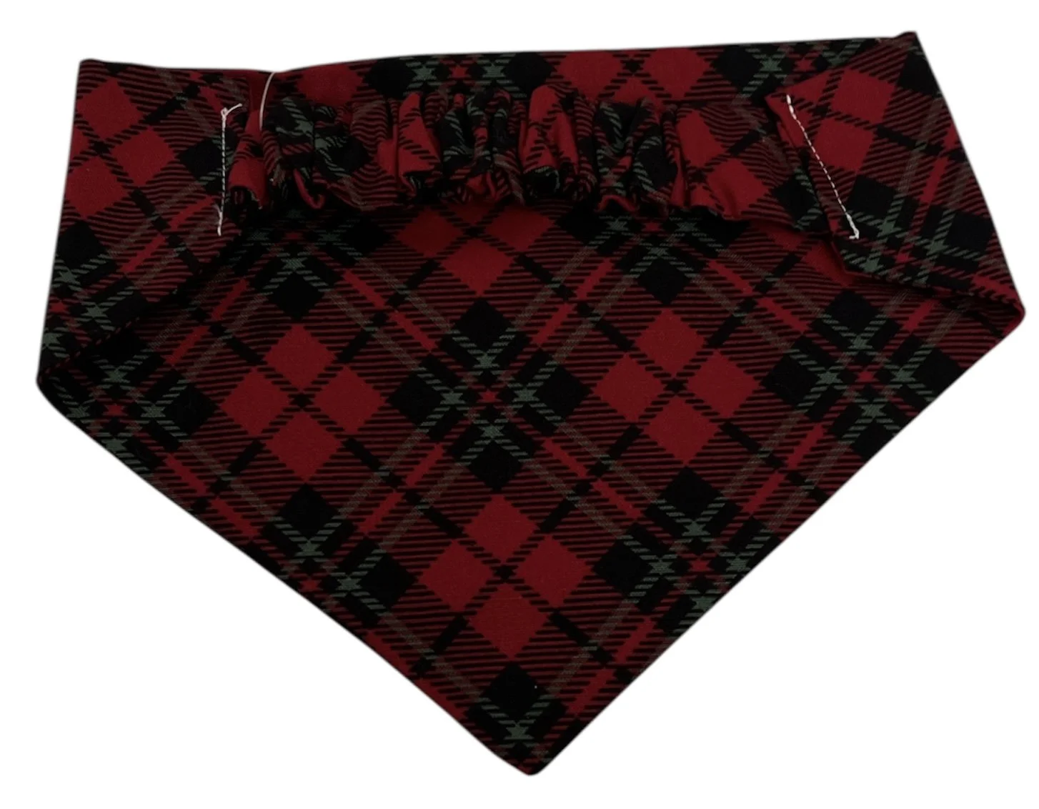 Christmas Plaid On Red