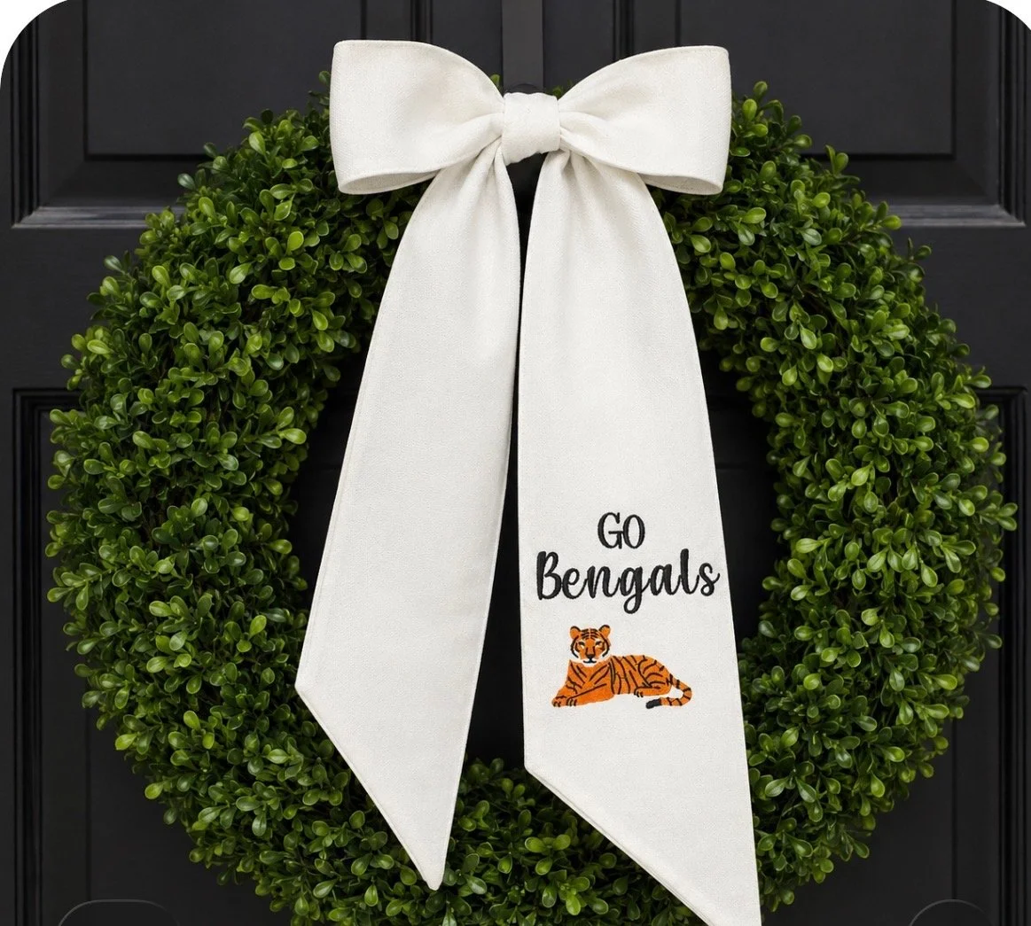 Wreath Sash Bengals
