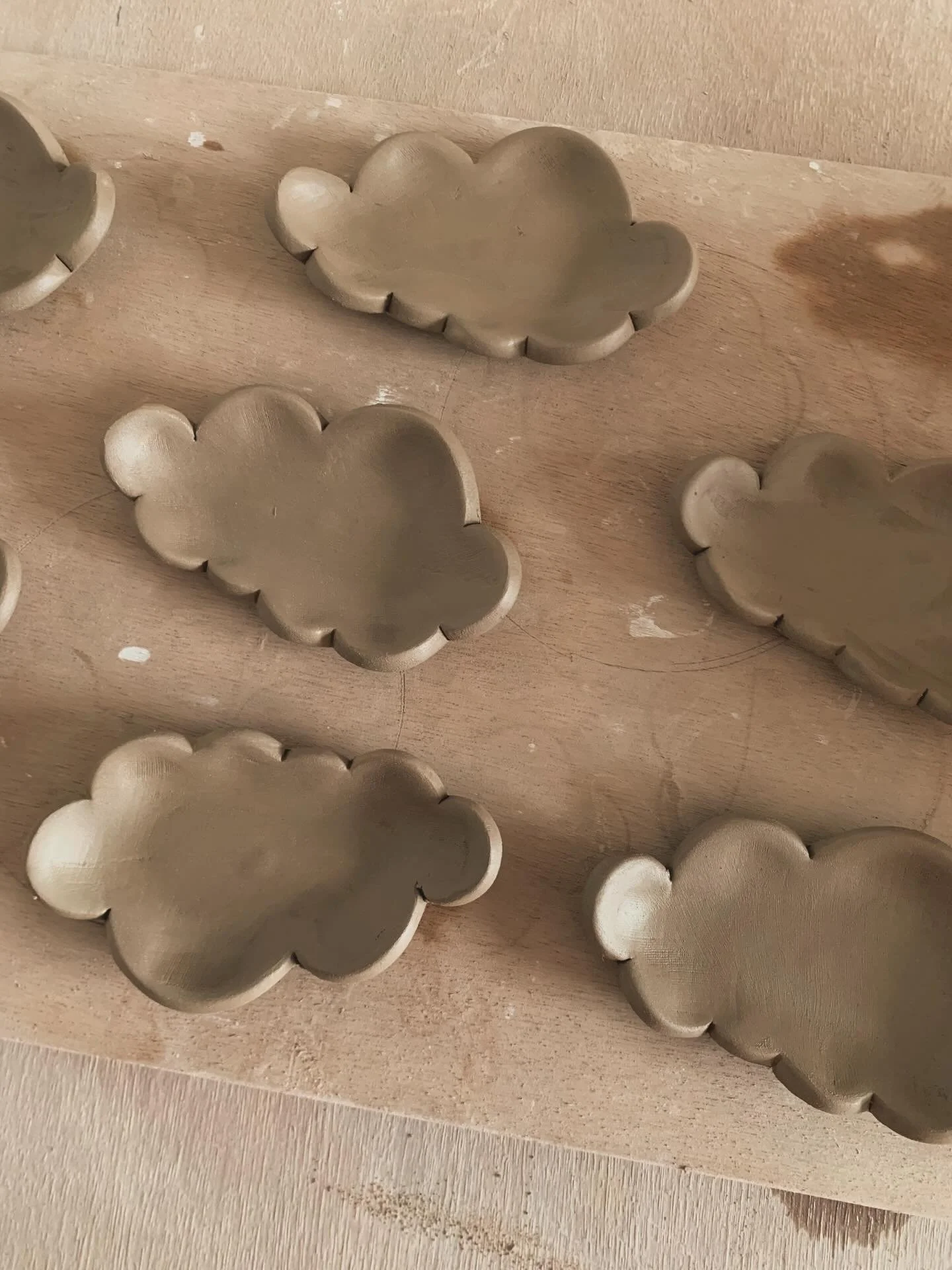 Les coupelles nuage qui vont bient&ocirc;t passer au four ☁️