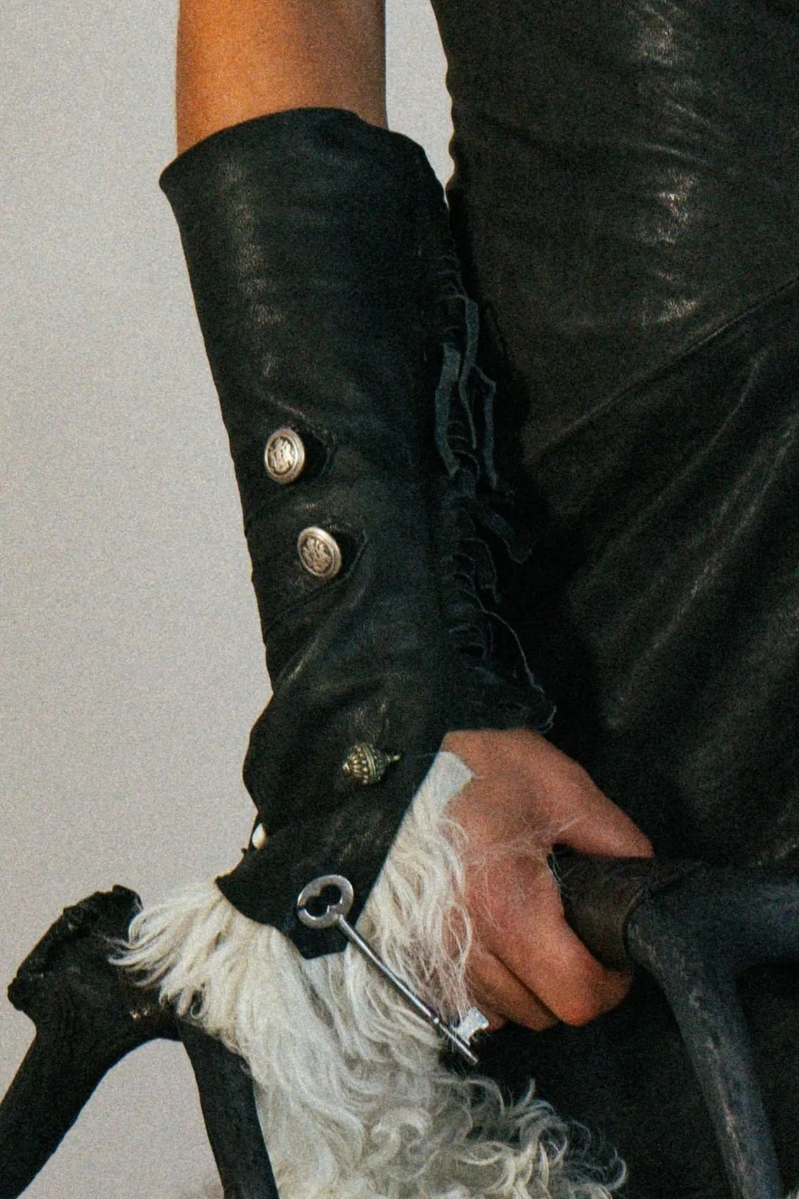 Lamb Leather Arm Cuff