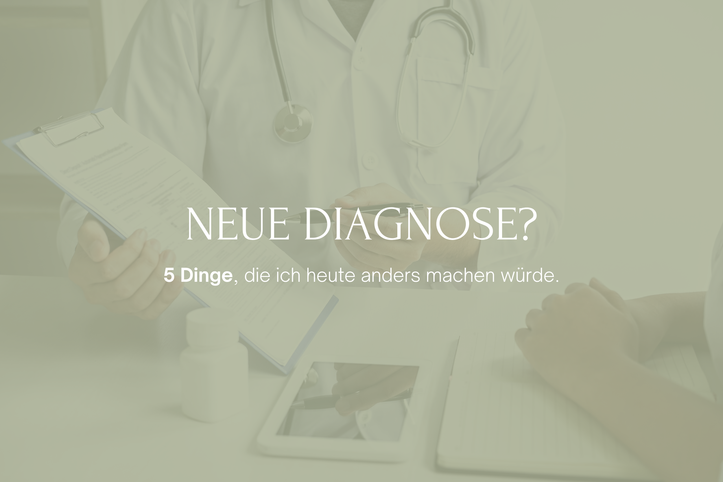 5 Dinge, die ich heute tun würde, wenn ich neu mit Morbus Crohn diagnostiziert würde