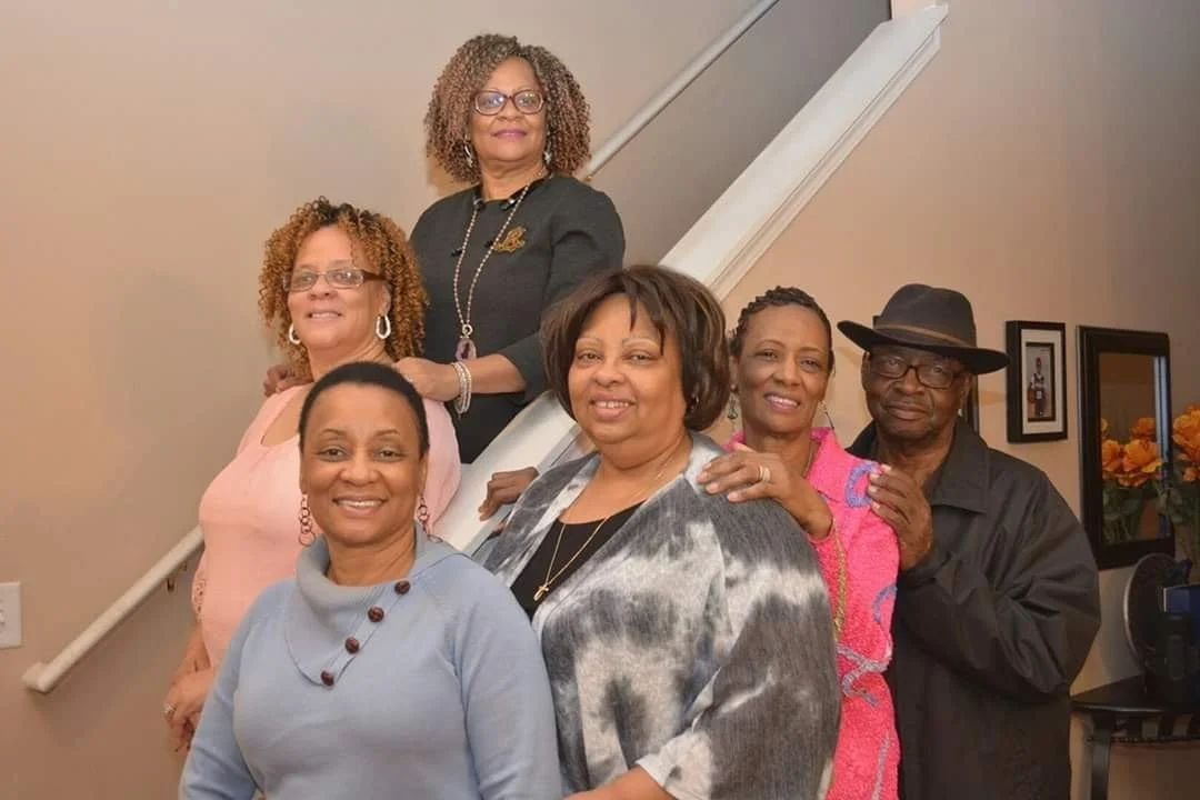 Peggy Harris, Patricia Davis Thomas, Mary Davis-Upshaw, Rachel Griffin, Ethel Jones, Kenneth Posey