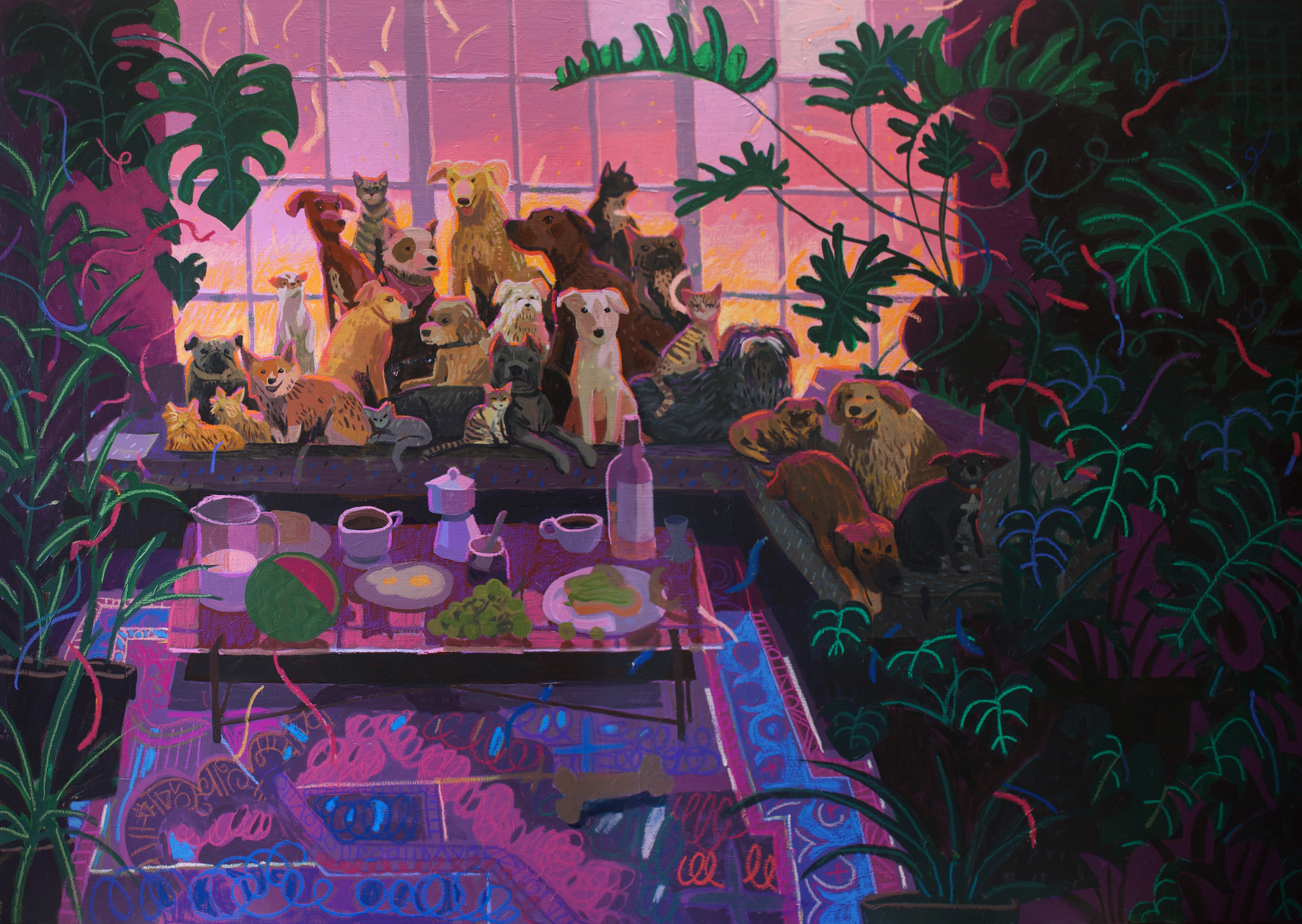 Too Many Dogs 62x44