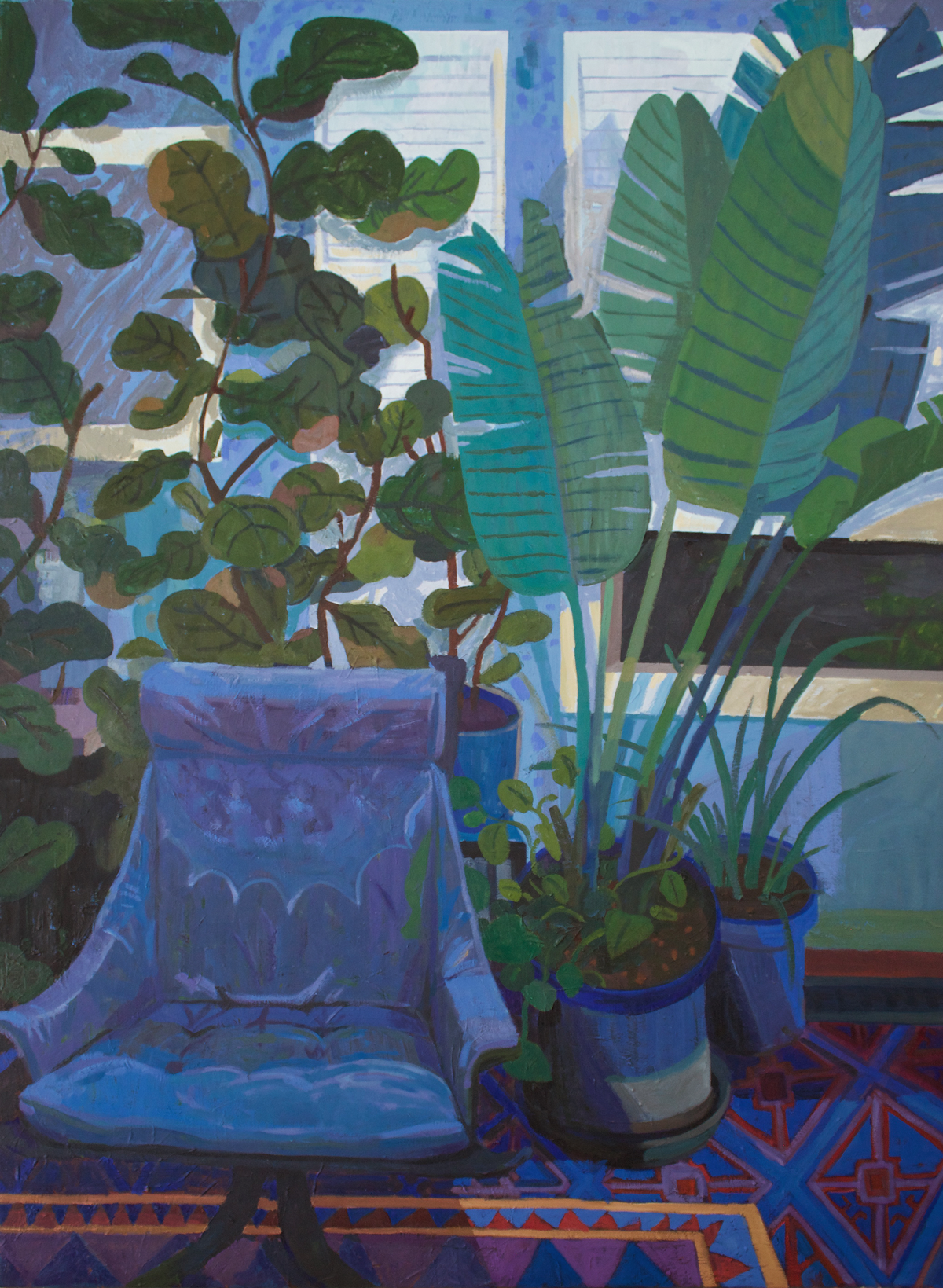 Blue Interior