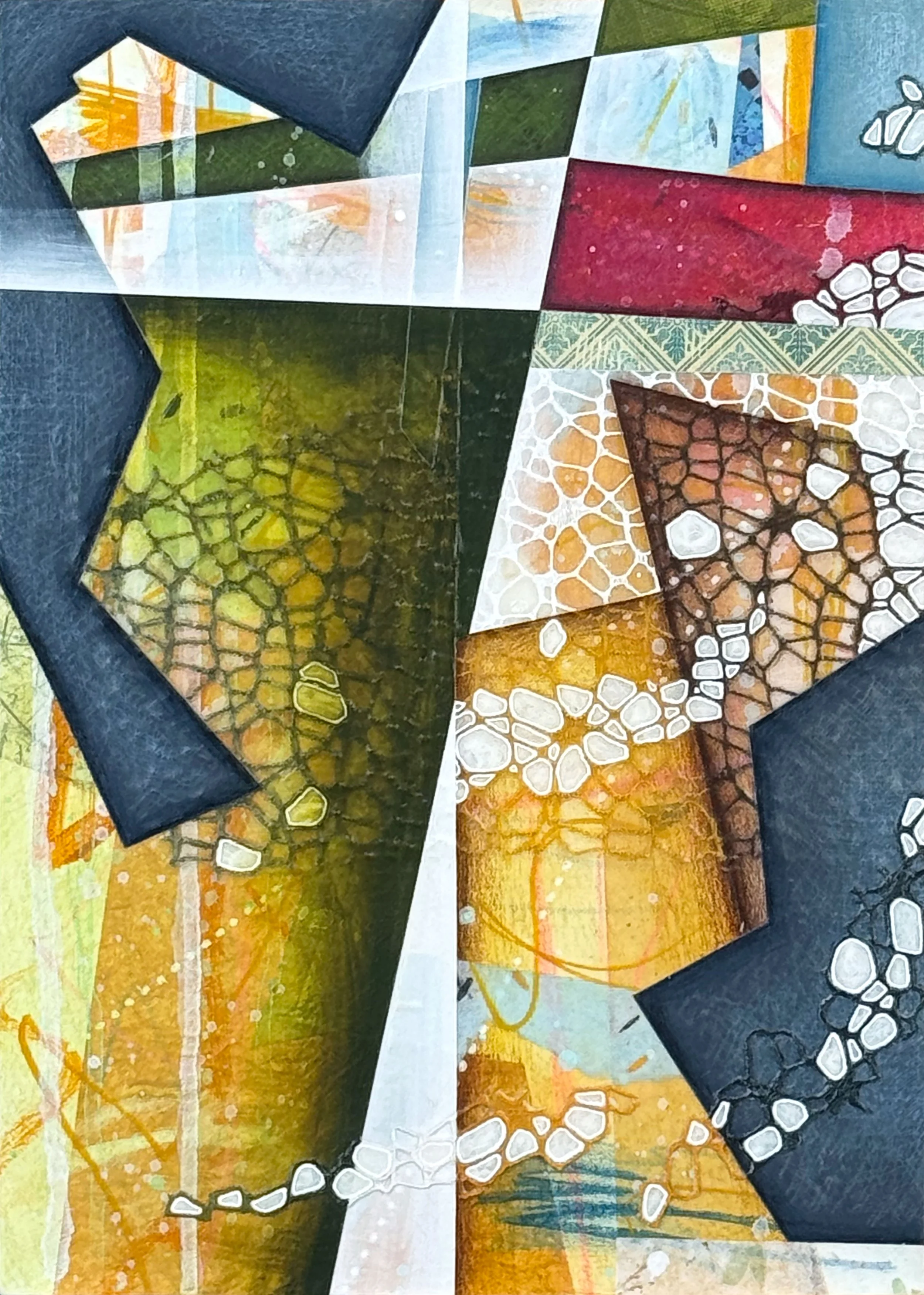 FAUNA,  18"x13",  mixed media on canvas,  December 2025