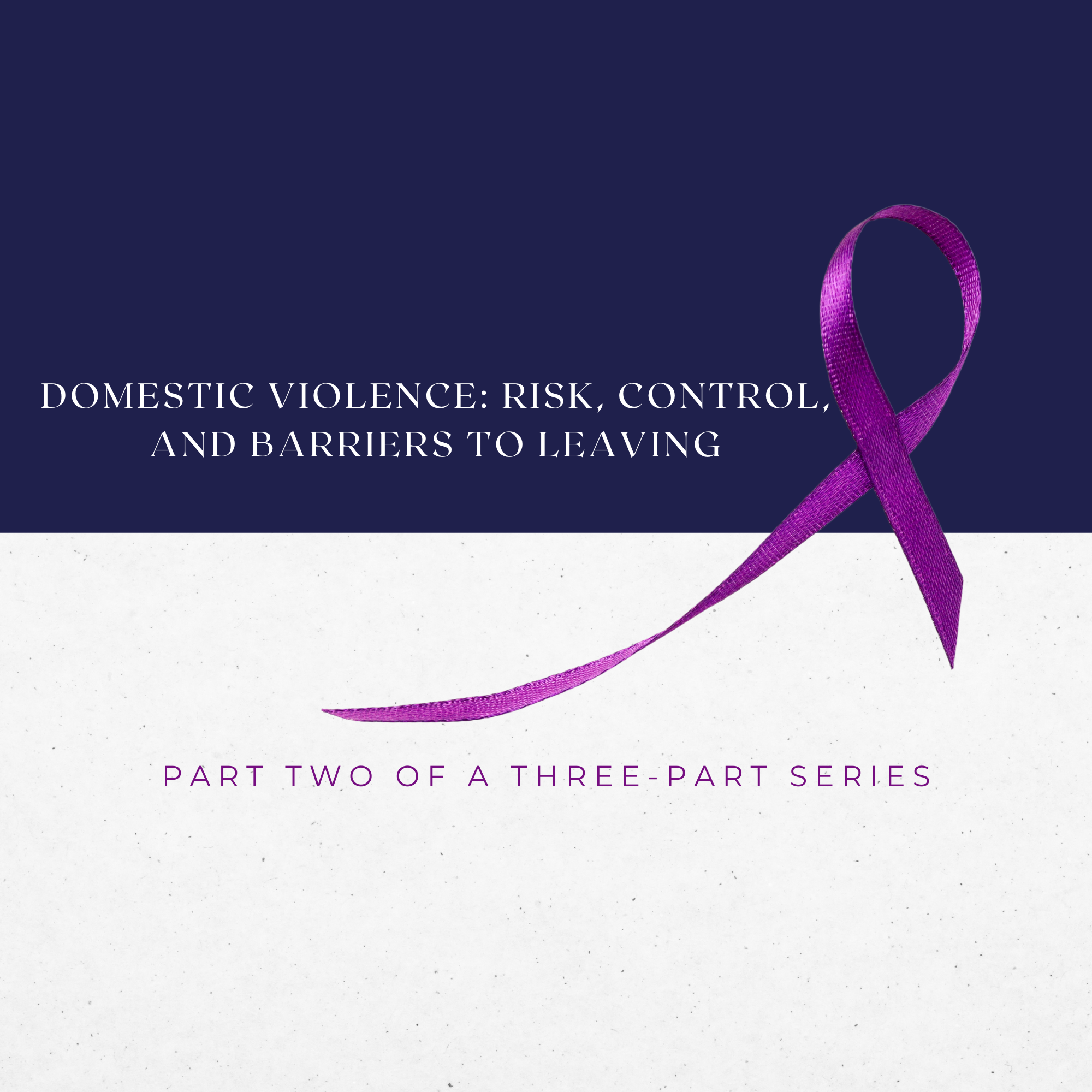 Domestic Violence: Risk, Control, and Barriers to Leaving