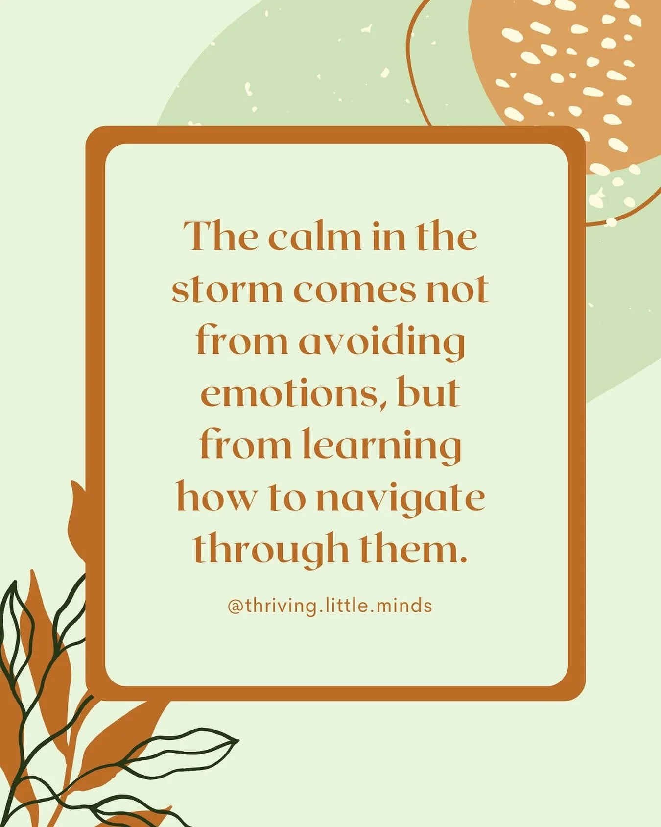 🌪️ &ldquo;The calm in the storm comes not from avoiding emotions, but from learning how to navigate through them.&rdquo; 🌈

It&rsquo;s natural for children to feel a wide range of emotions&mdash;anger, sadness, excitement, frustration. The goal isn