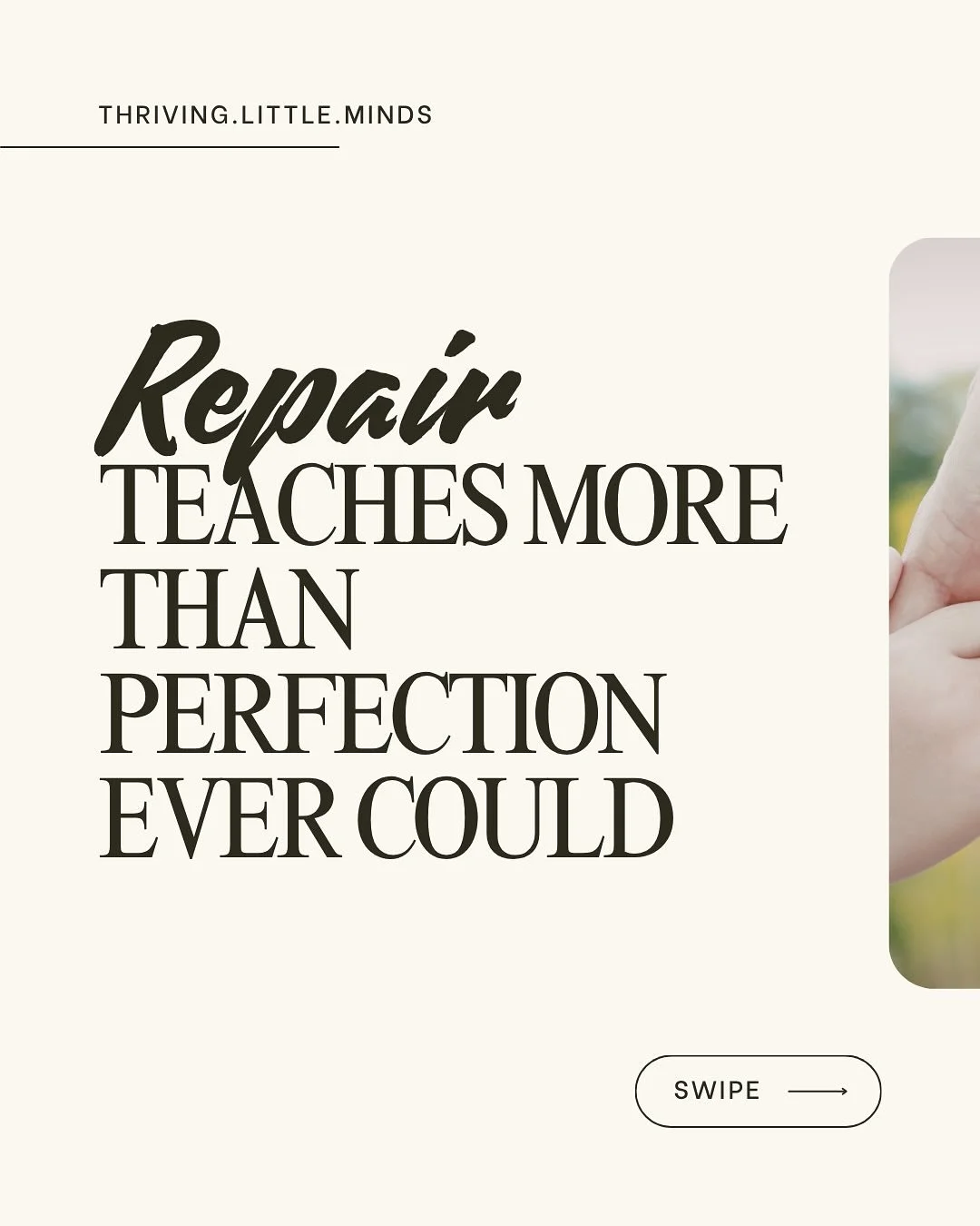We all lose our patience sometimes. We raise our voices, say things we wish we hadn&rsquo;t, or shut down when we meant to lean in. That&rsquo;s part of being human.

What matters most isn&rsquo;t avoiding mistakes &mdash; it&rsquo;s what happens aft