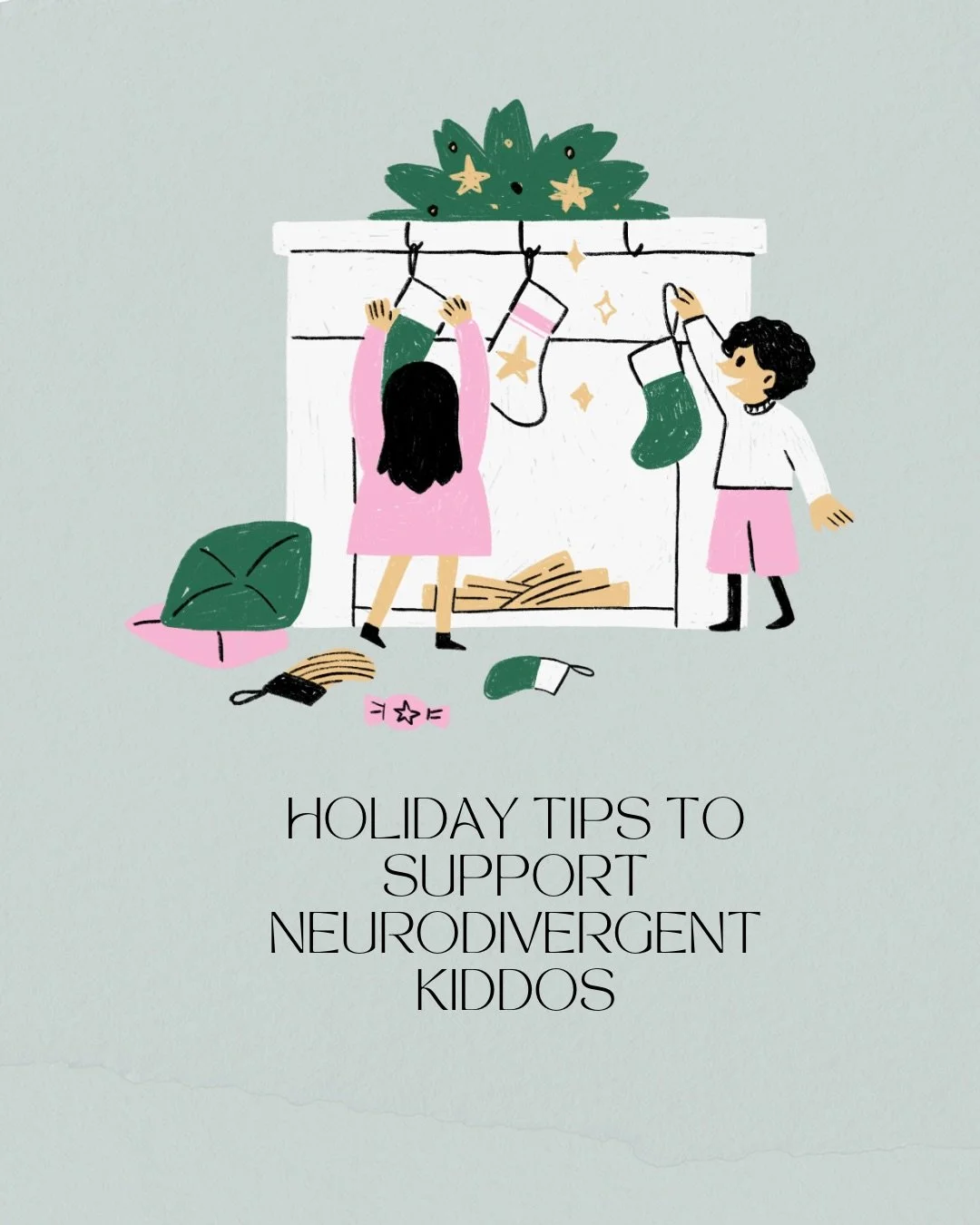 Neurodivergent kids don&rsquo;t struggle with the holidays because they&rsquo;re &ldquo;too sensitive.&rdquo;
They struggle because their nervous systems are processing a lot more input.

Predictability, sensory supports, rest, and flexible expectati