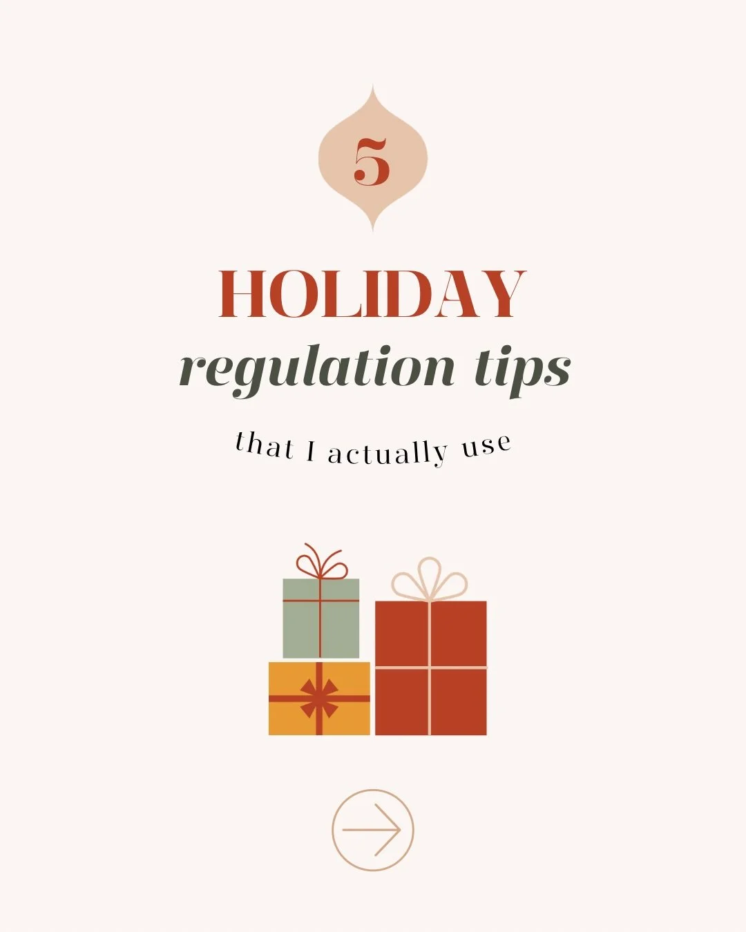 Here are some regulation tips I actually use with families:

Keep at least one routine consistent

Protect sleep and quiet time

Build in sensory breaks

Plan exits before you arrive

Hold space for both joy and big feelings

A calm nervous system ma