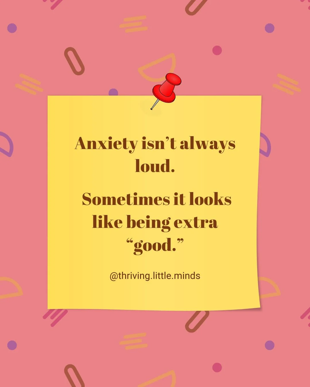 Anxiety doesn&rsquo;t always look like worry on the outside.
For some children, it shows up as perfectionism, people-pleasing, or trying not to make mistakes.
Connection helps make space for what&rsquo;s underneath.