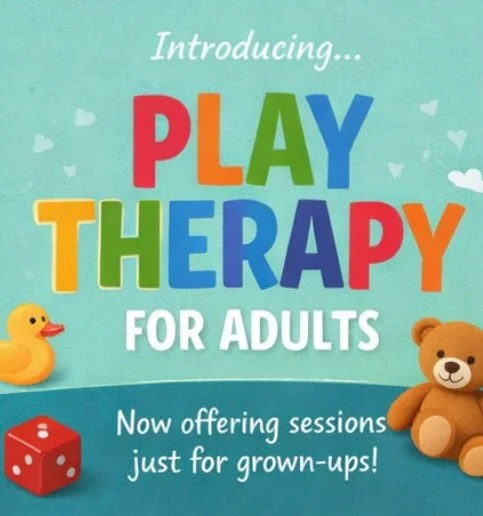 Finally, a safe space where adults can throw tantrums, build block towers, and cry into glitter. Play therapy&hellip;for you. 😉