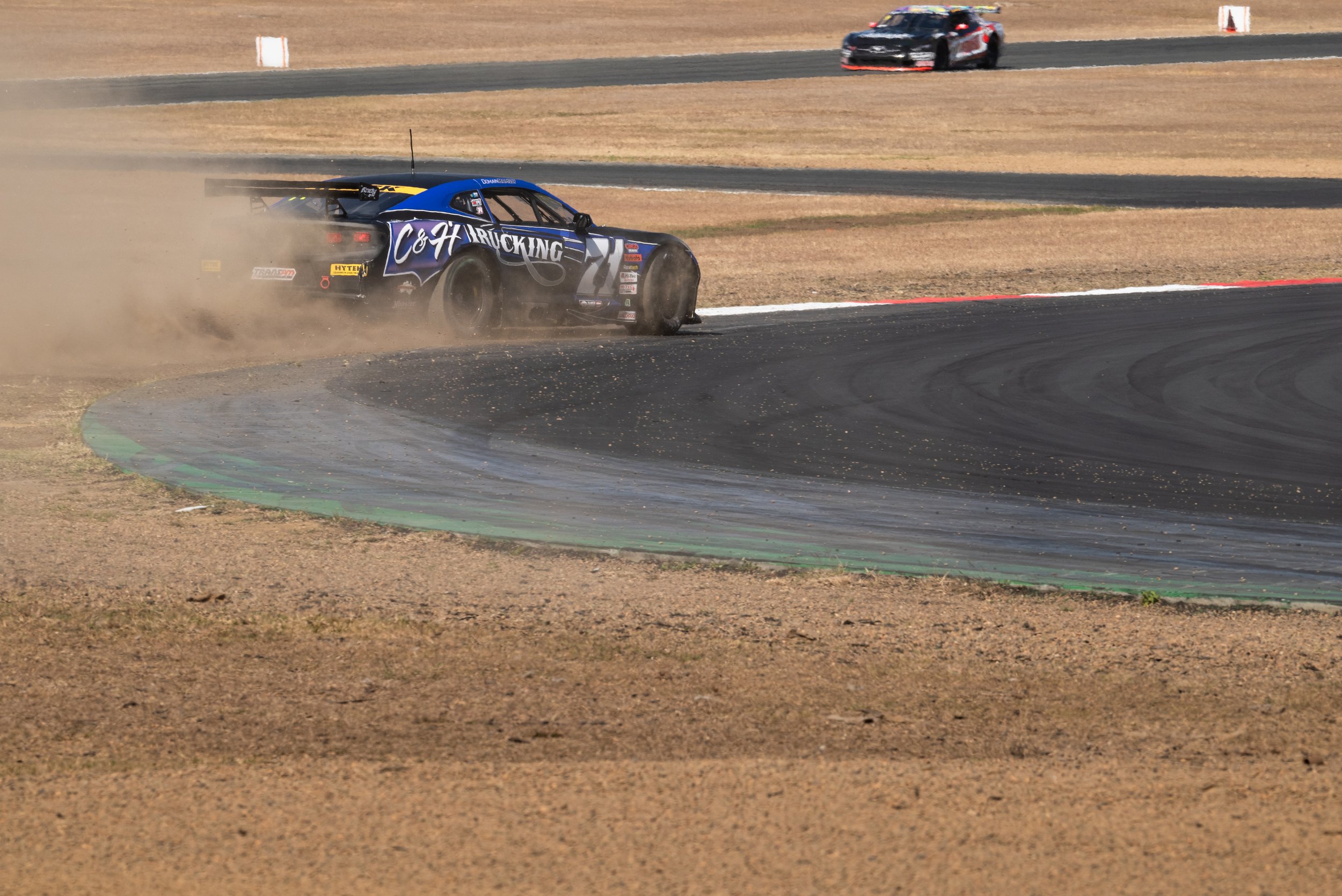 A road bound dirt tracker