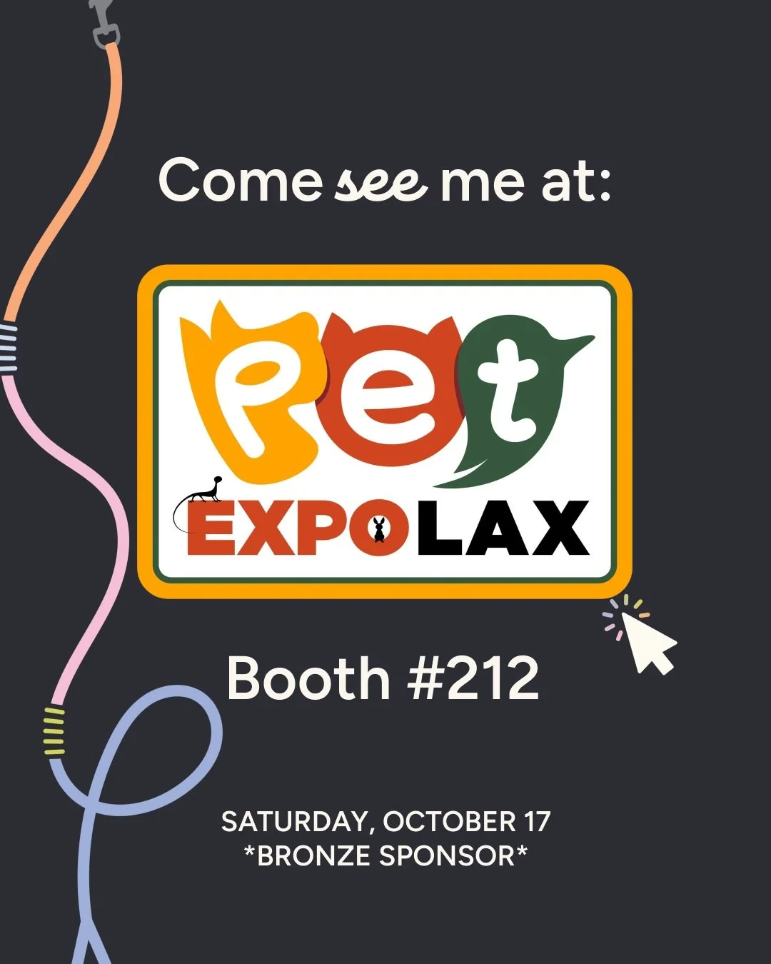Expo #3 this year coming up!

I'm stoked to be a part of this wonderful event and as a Bronze Sponsor, supporting Wisconsin's homeless animal population with @awarewisco at @petexpolax 

So if you're in the area, you should attend the Pet Expo LAX! I