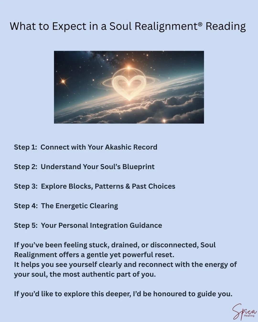 Feeling stuck or disconnected?
A Soul Realignment reading can help you realign, release, and return to who you truly are. DM me for any questions or clarifications.